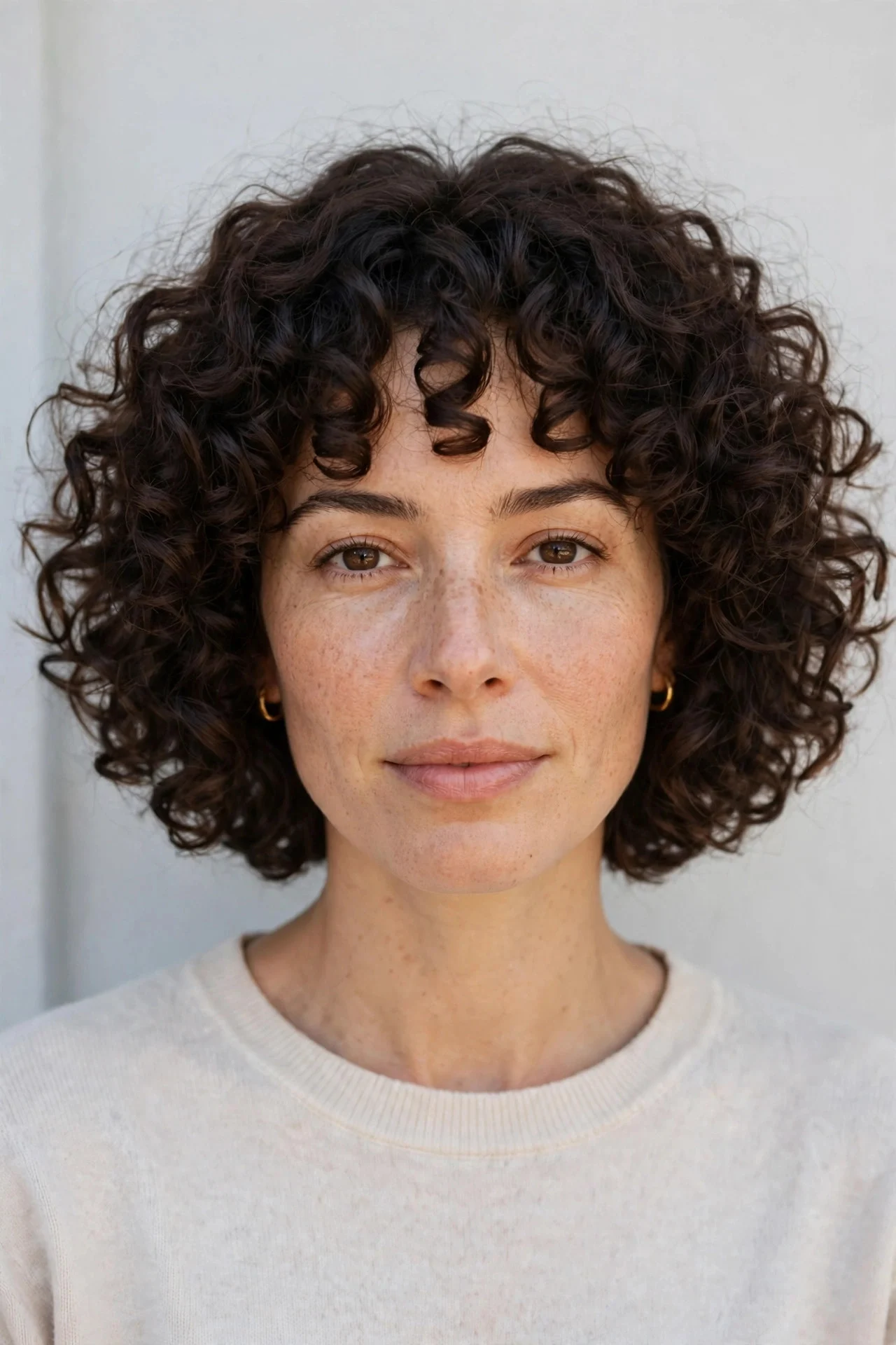 3. Curly Bob with Volume