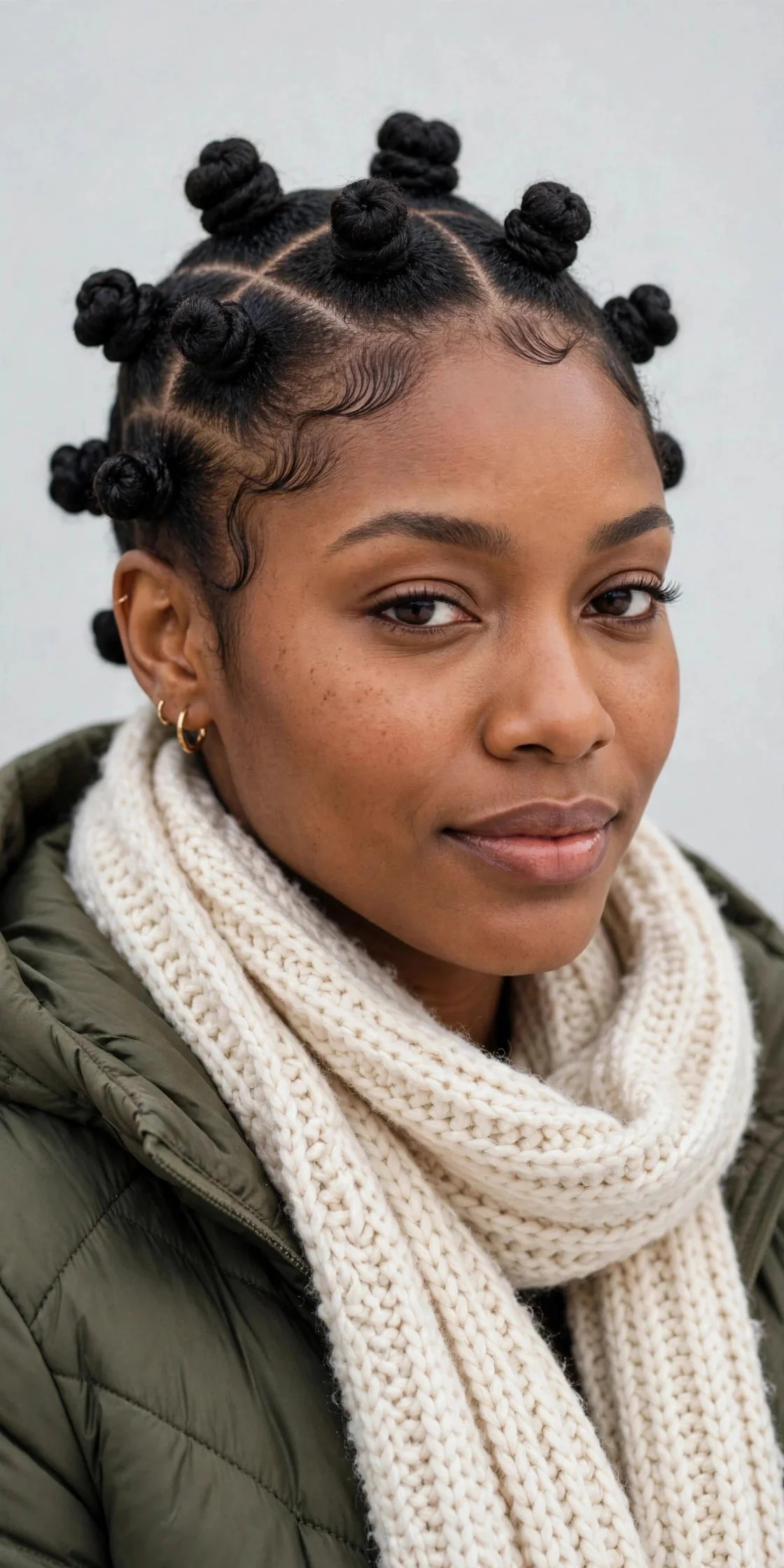 9. Bantu Knots for Short to Medium Hair