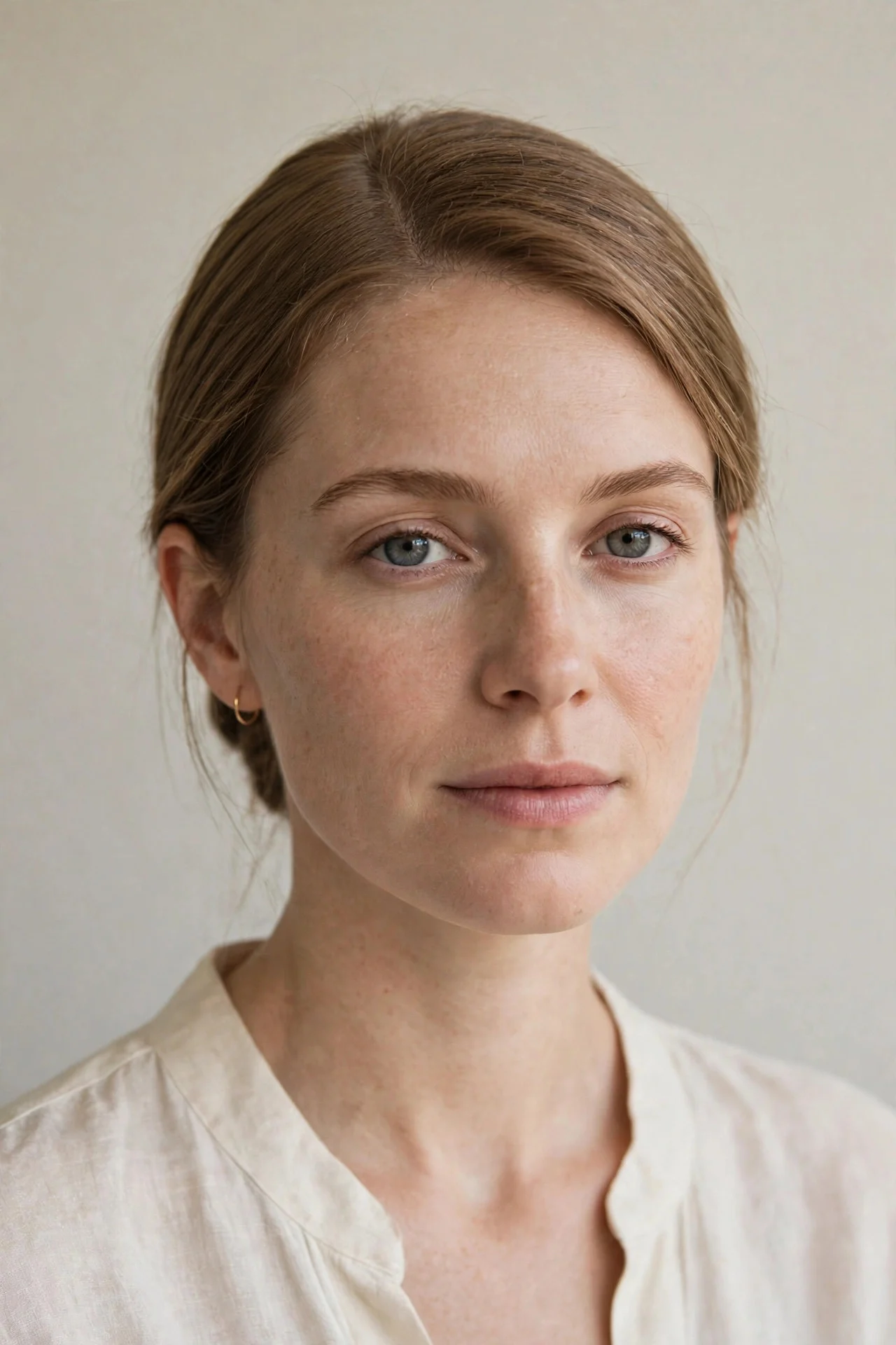 6. Low Chignon with a Deep Side Part