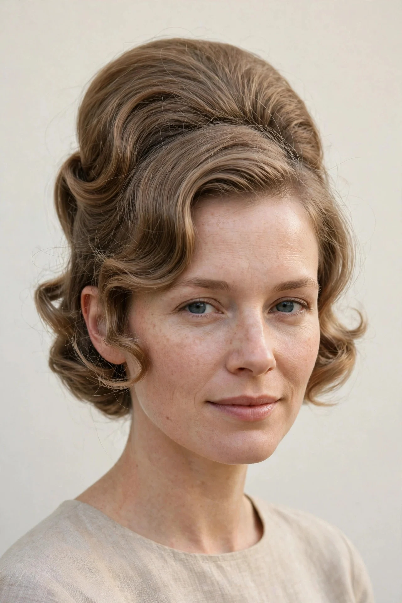 9. Vintage Beehive with Soft Waves