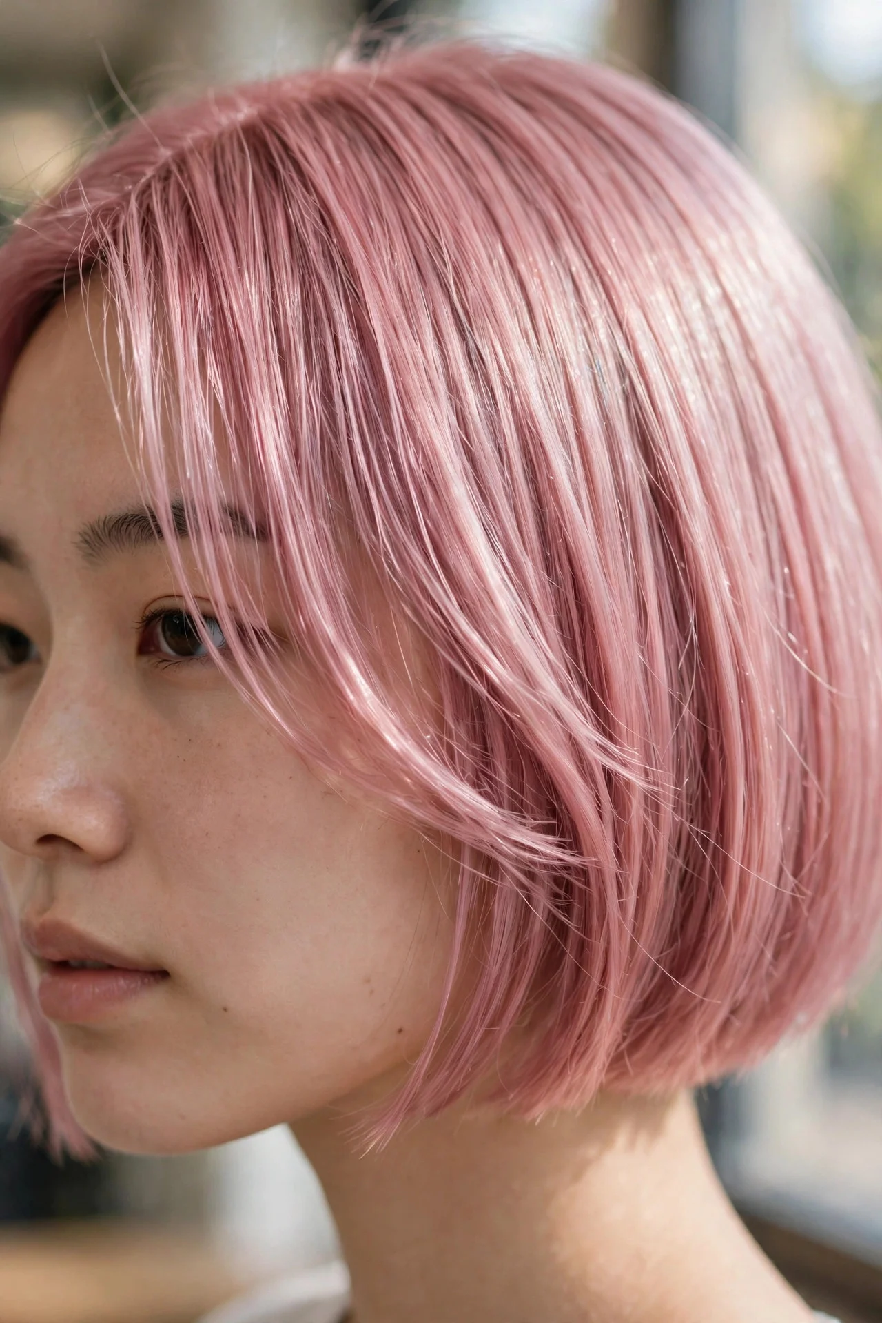 Rose Quartz Bob hair