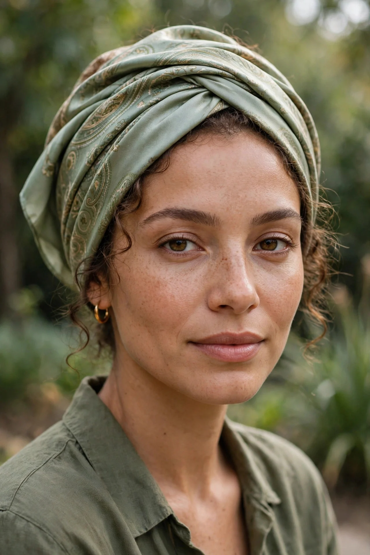 1. Classic Headscarf Wrap