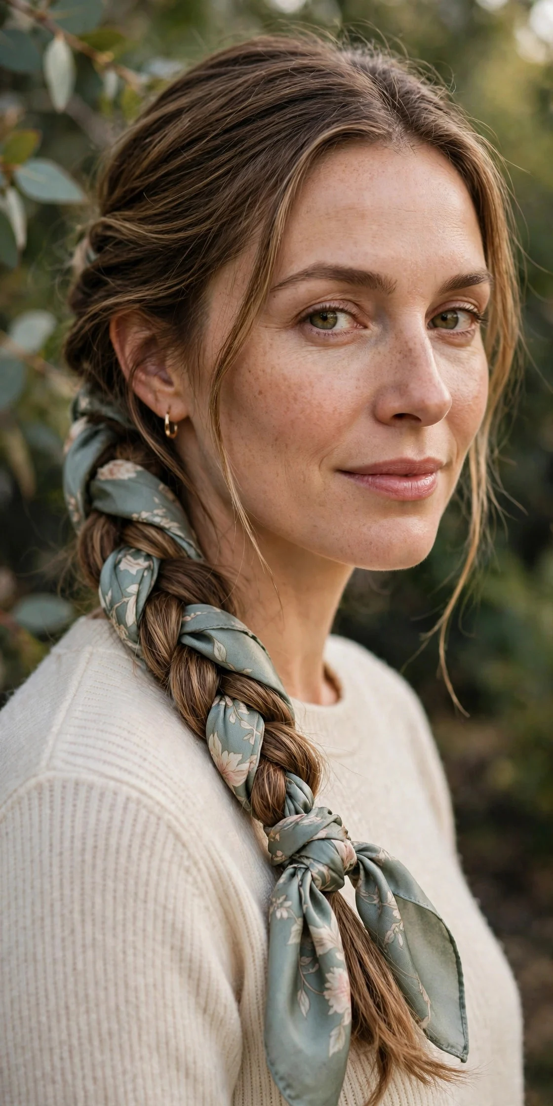 5. Braided Scarf Accent