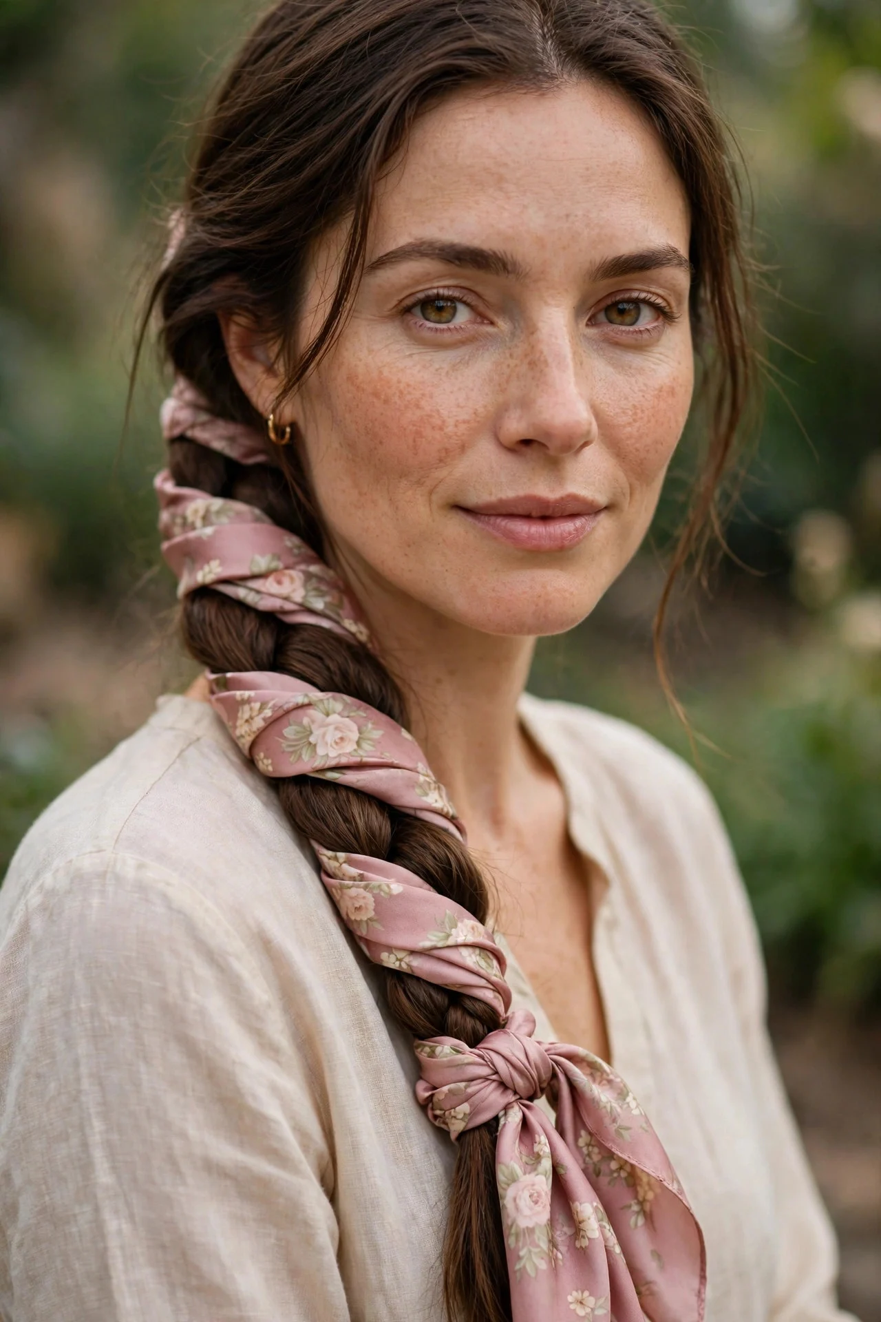 8. Scarf Wrapped Braid