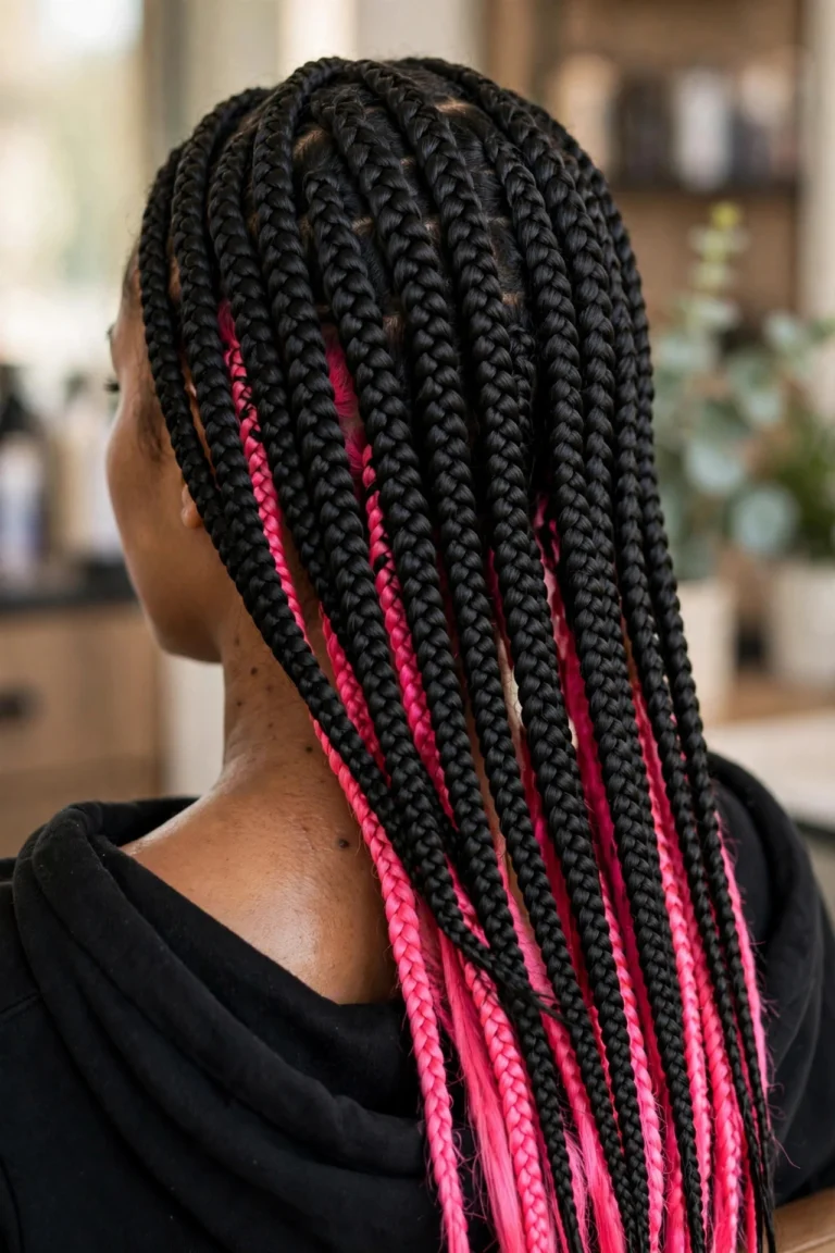 12 Pink Peekaboo Braids Ideas (2026)