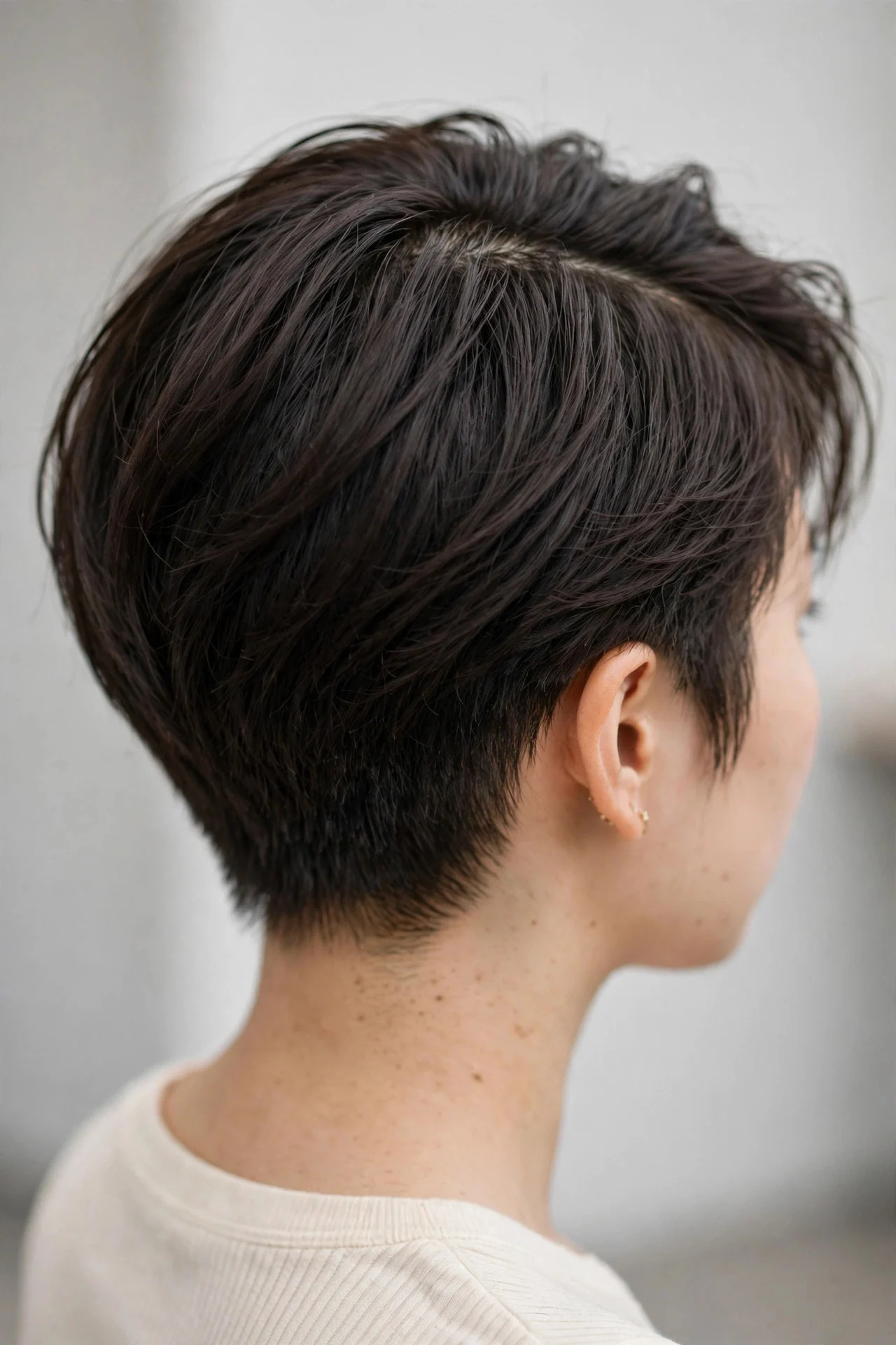 The Side Part Pixie hair