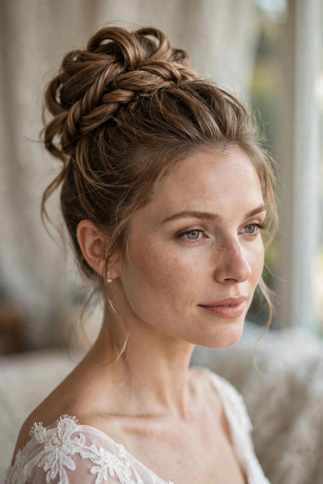 Side-Swept Pammy Updo