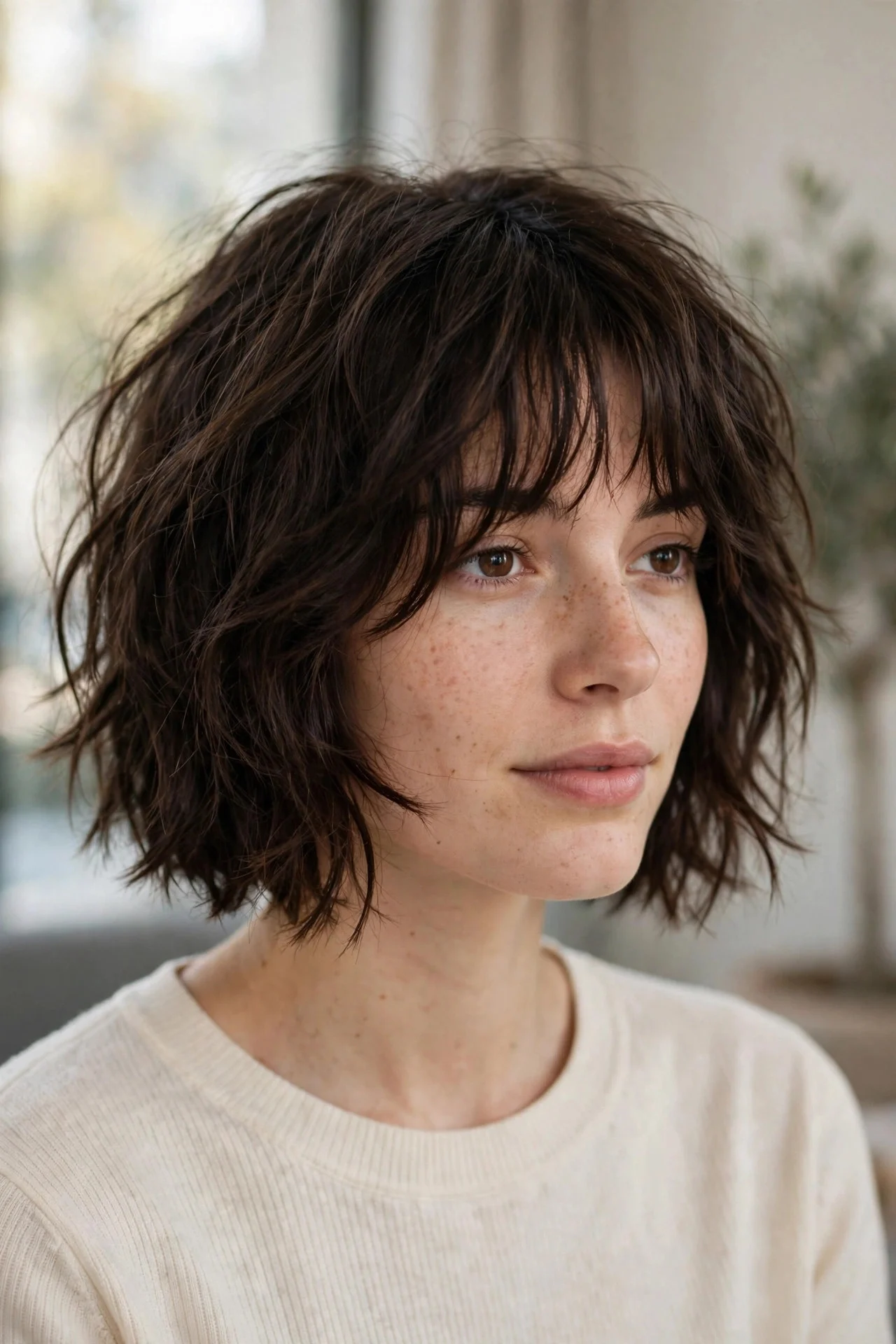 The Shaggy French Bob