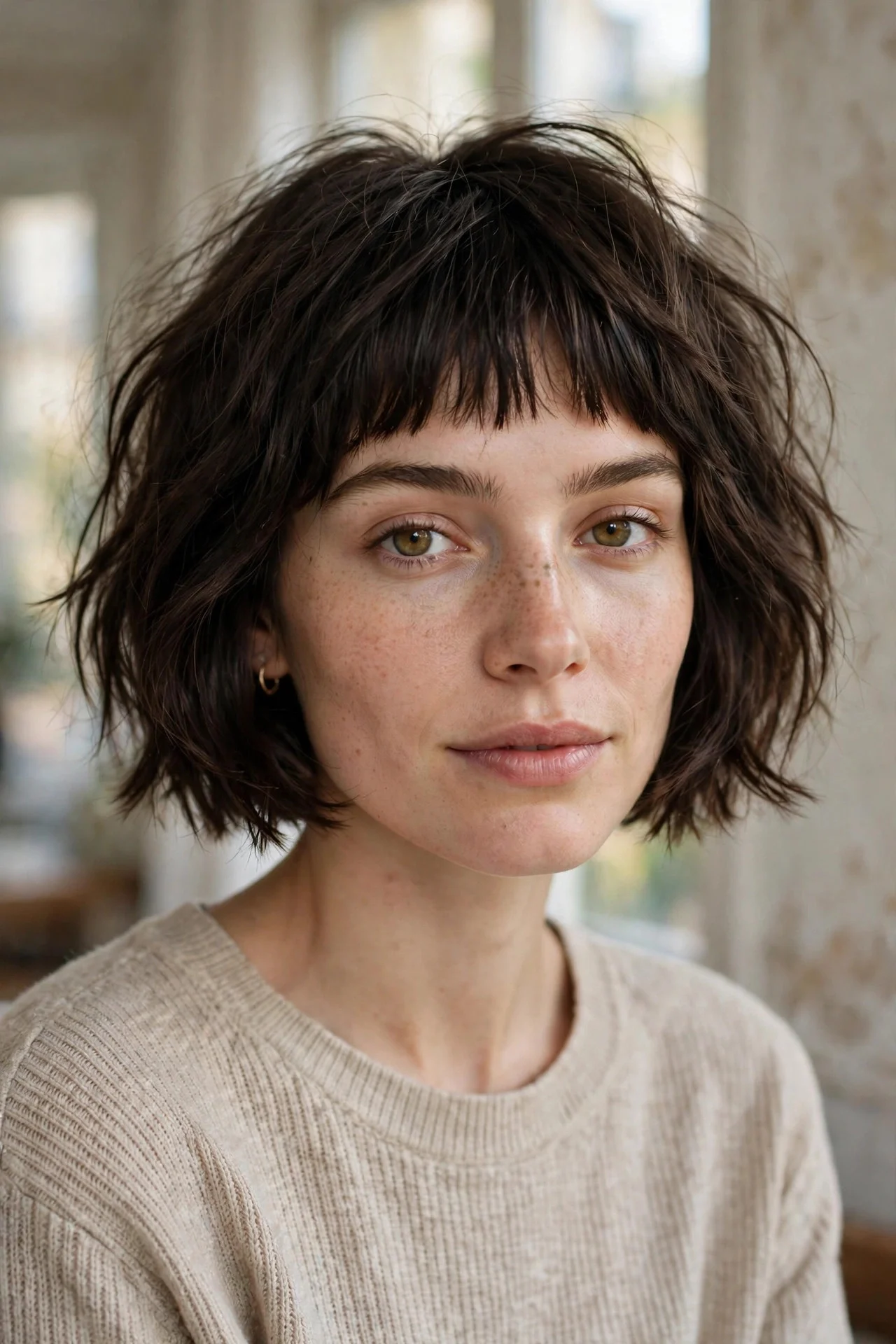 The Curly Parisian Bob
