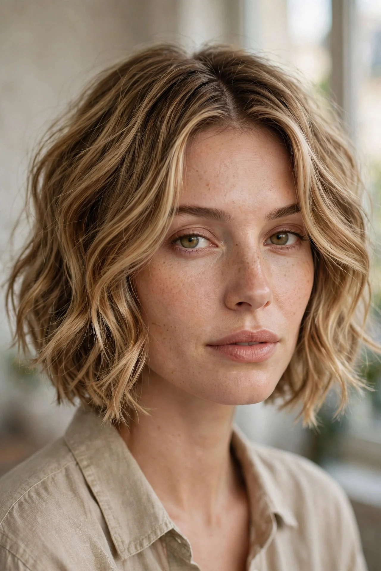 Face-Framing Layered Bob