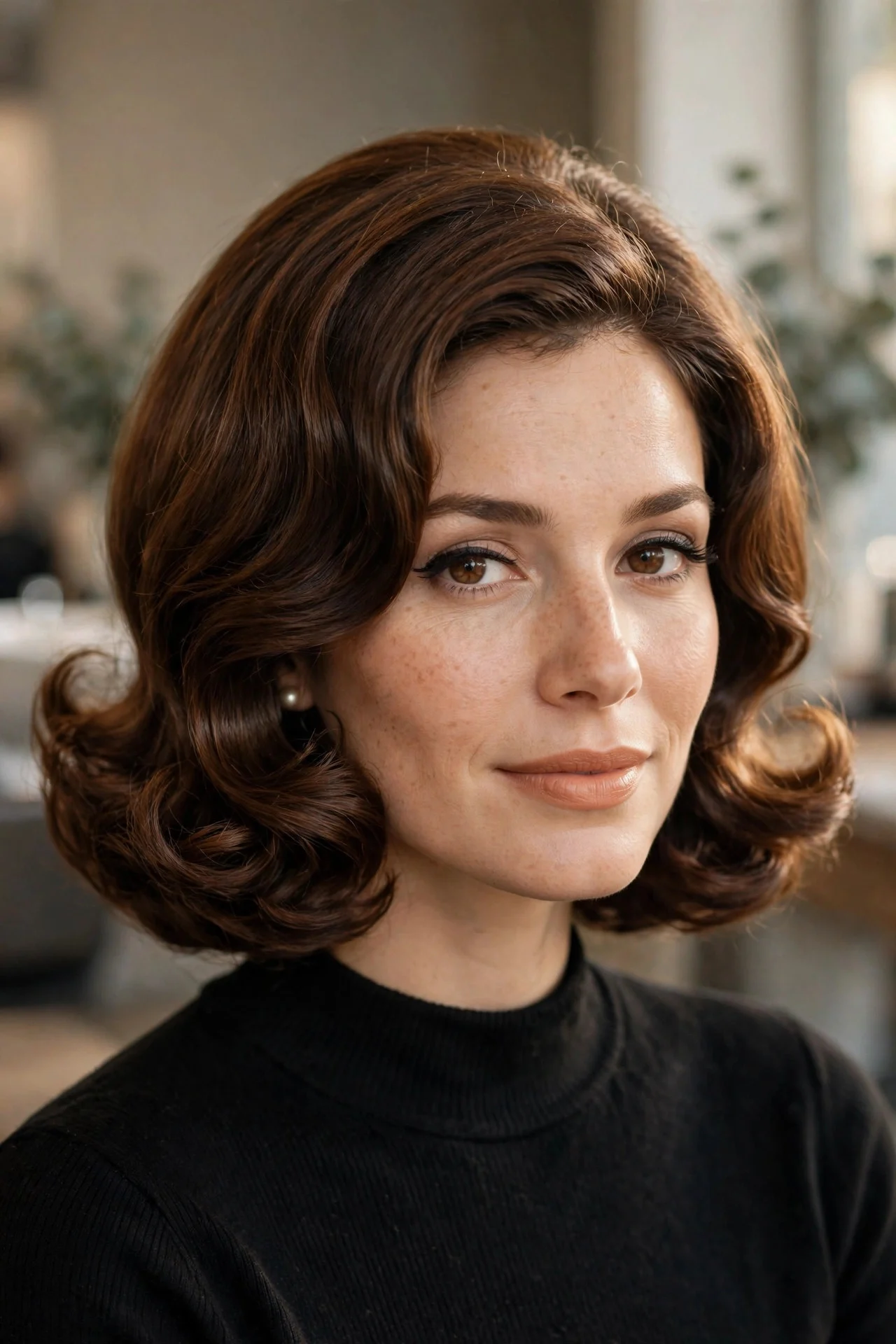 The Polished Italian Bob with a Tuck