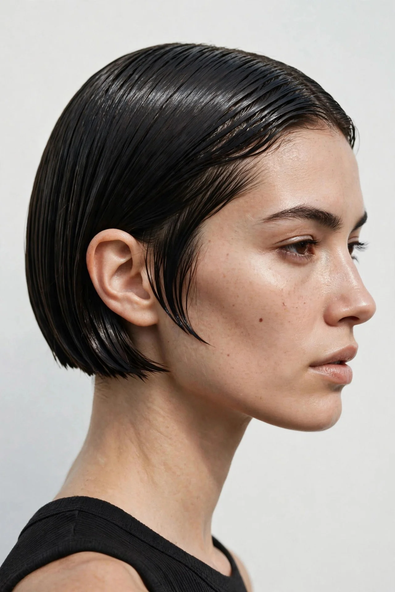 Wet-Look Glass Micro Bob