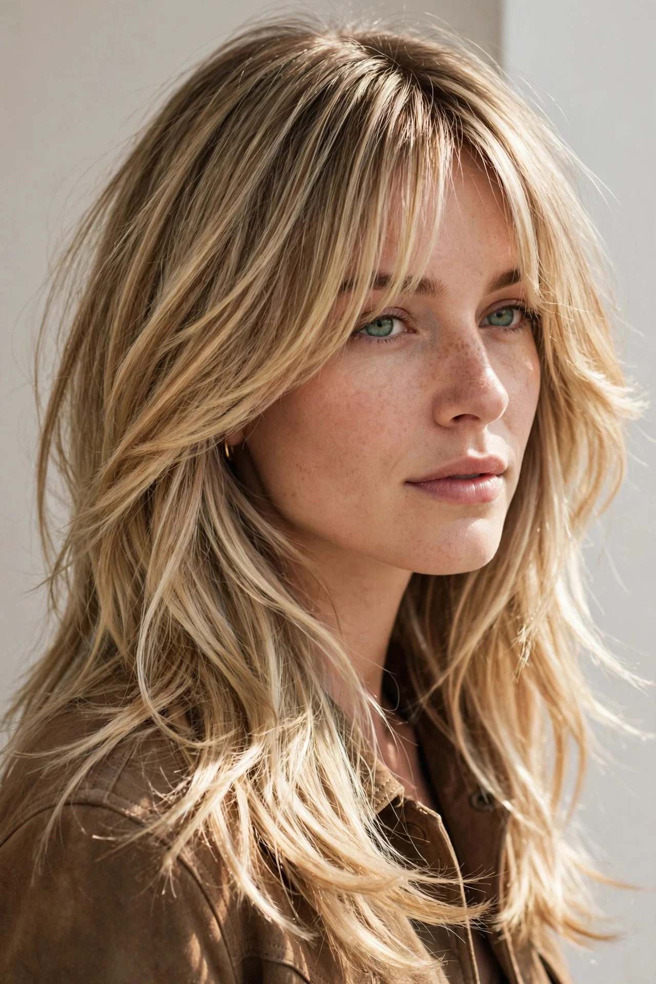 Cowgirl Cut With Soft Blonde Balayage