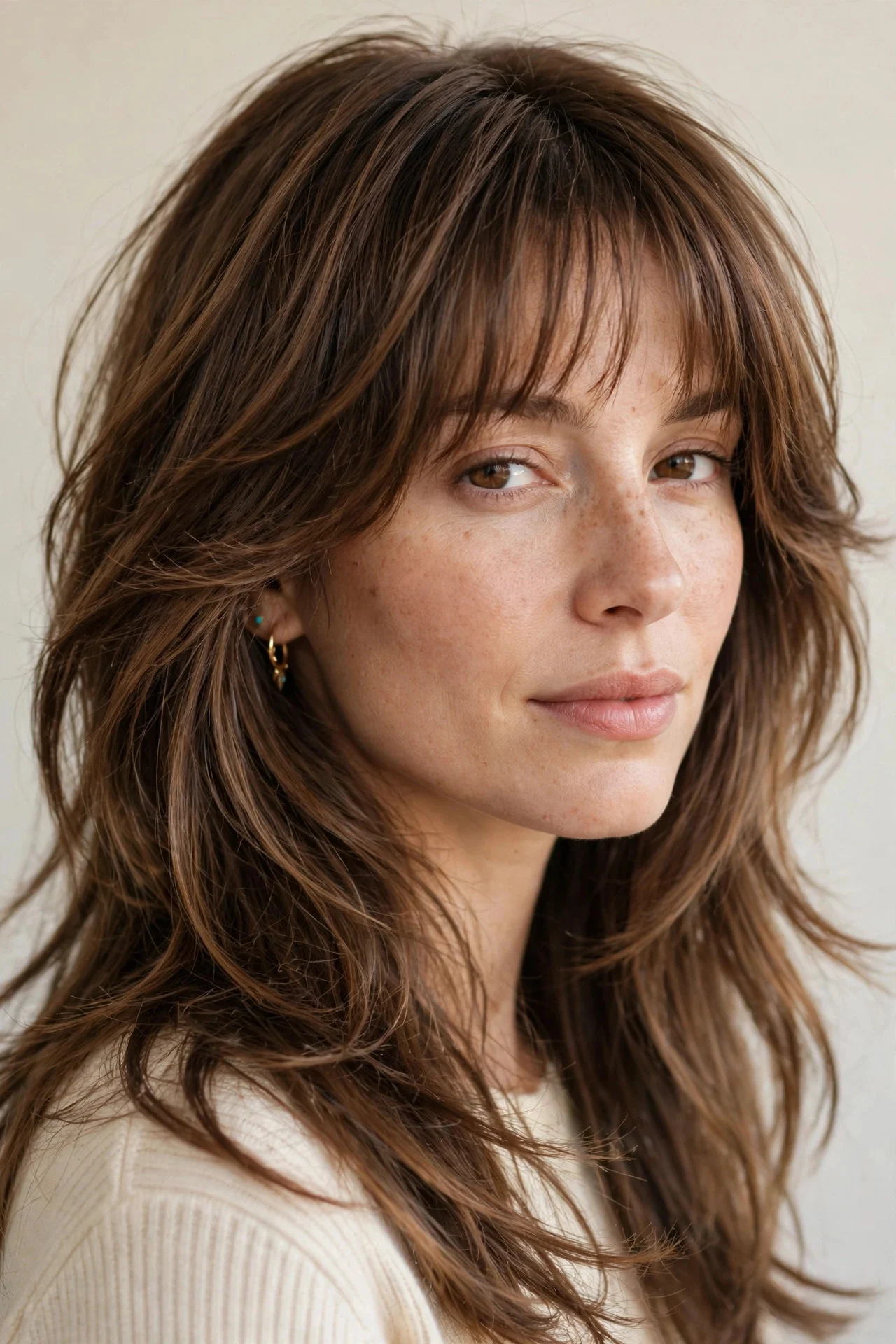 Cowgirl Cut With Wispy Bangs