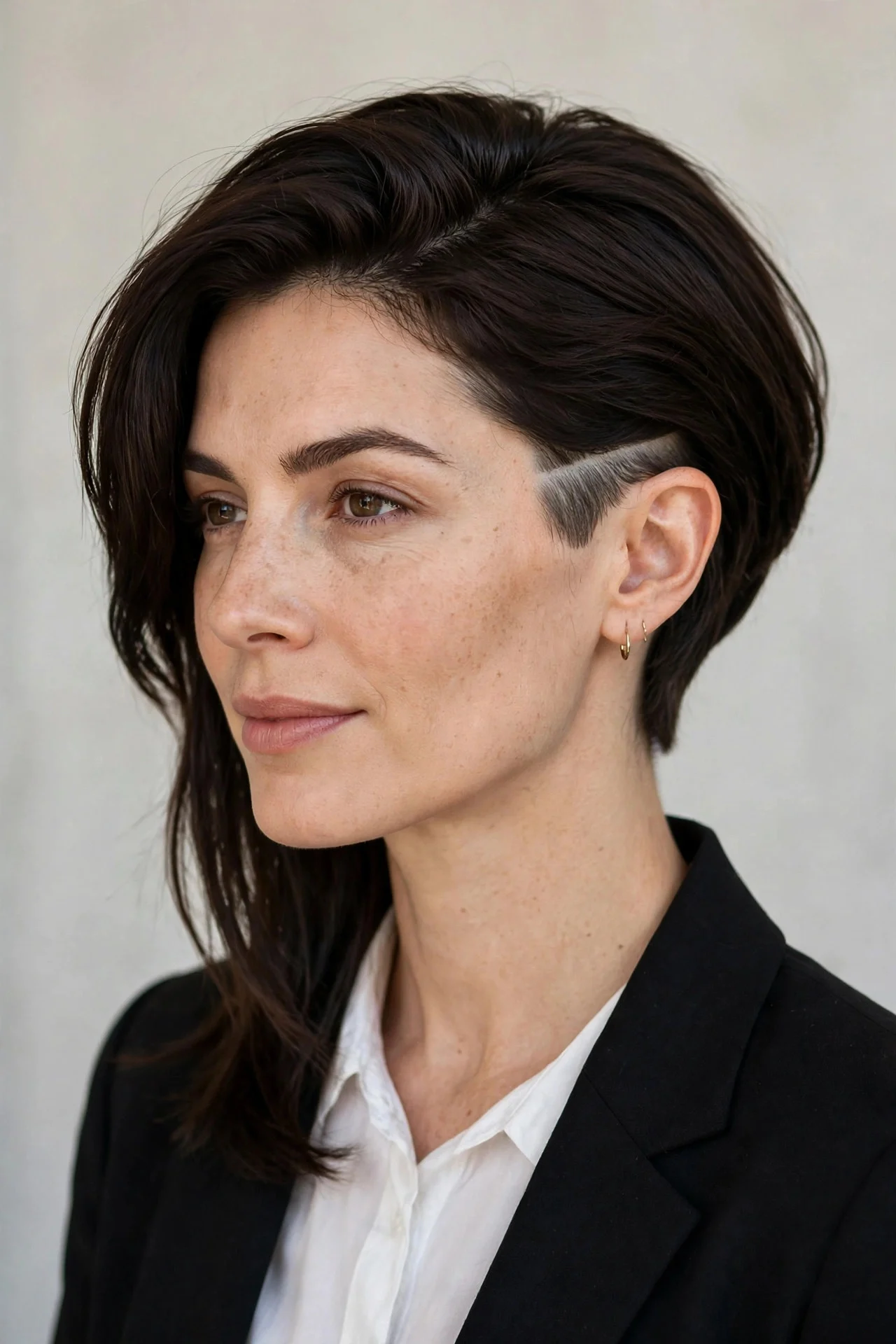 Asymmetrical Lob with Undercut Detail