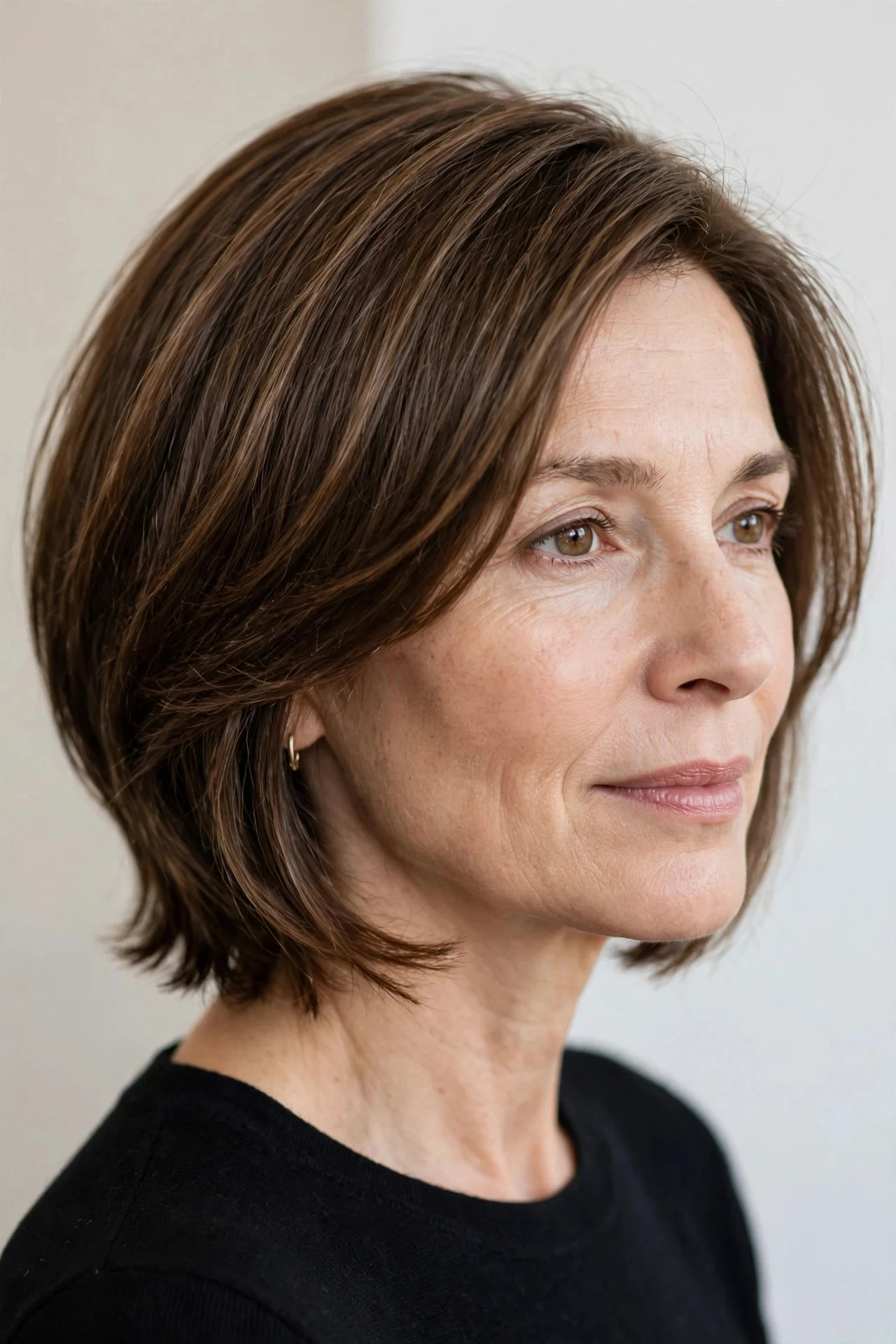 Chin-Grazing Short Asymmetrical Lob