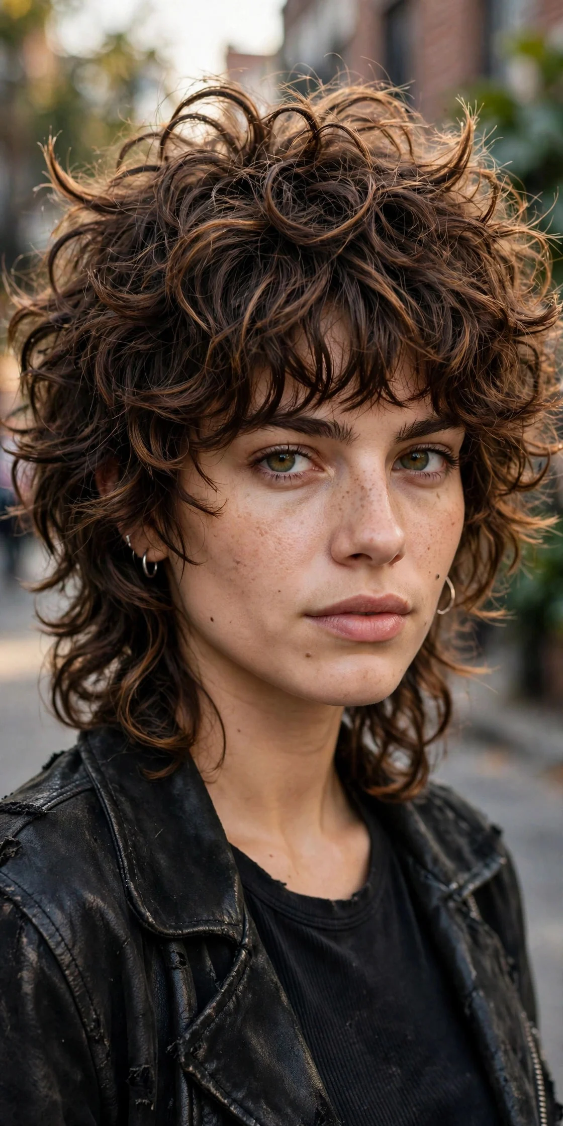 Curly Butterfly Shag hair