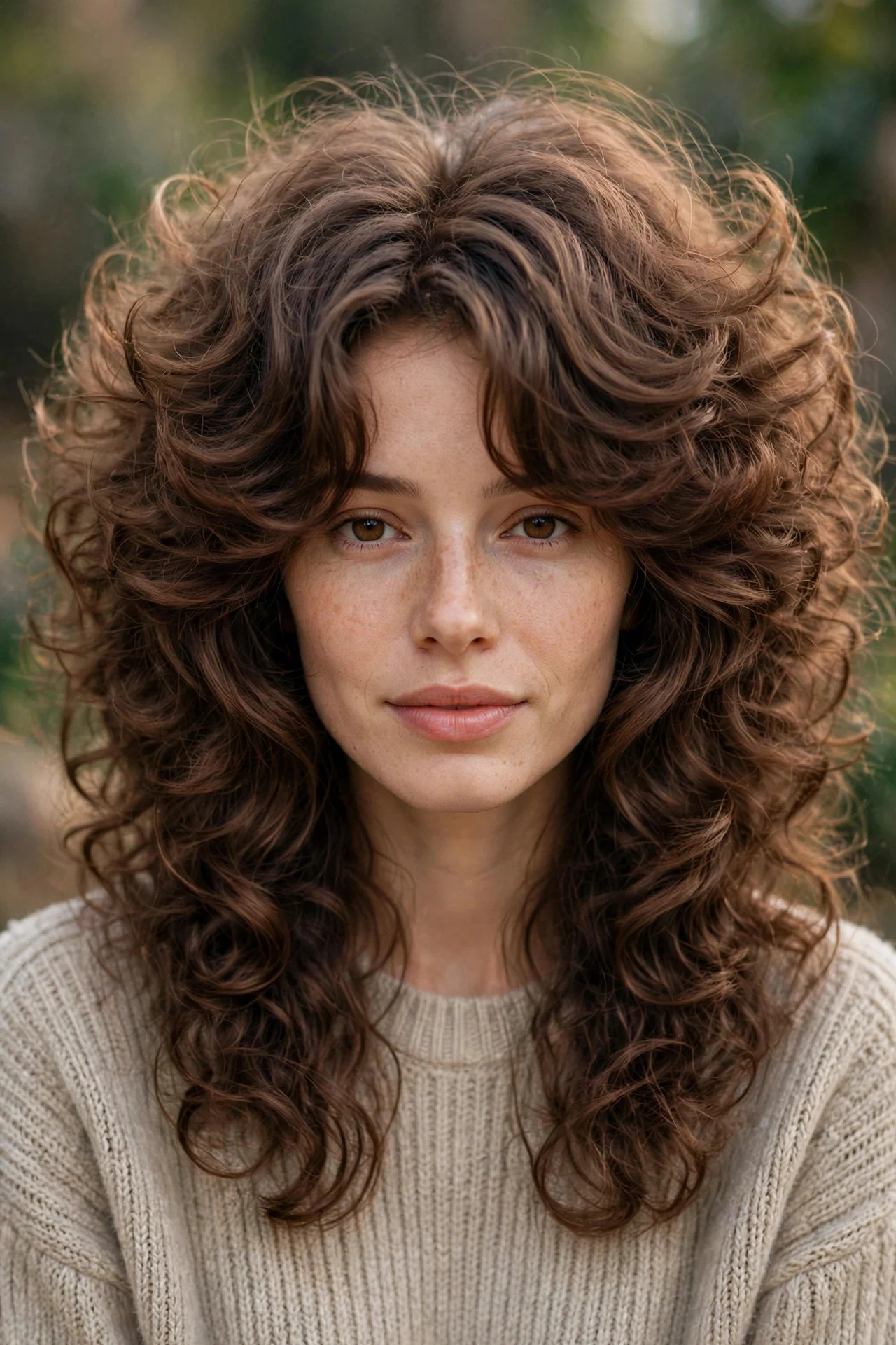 10 curly butterfly cut ideas