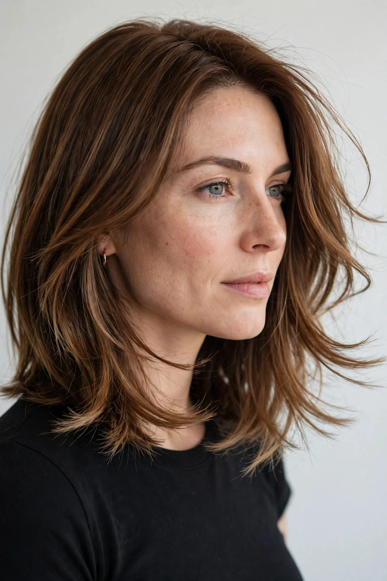 Long Bob With Feathered Layers