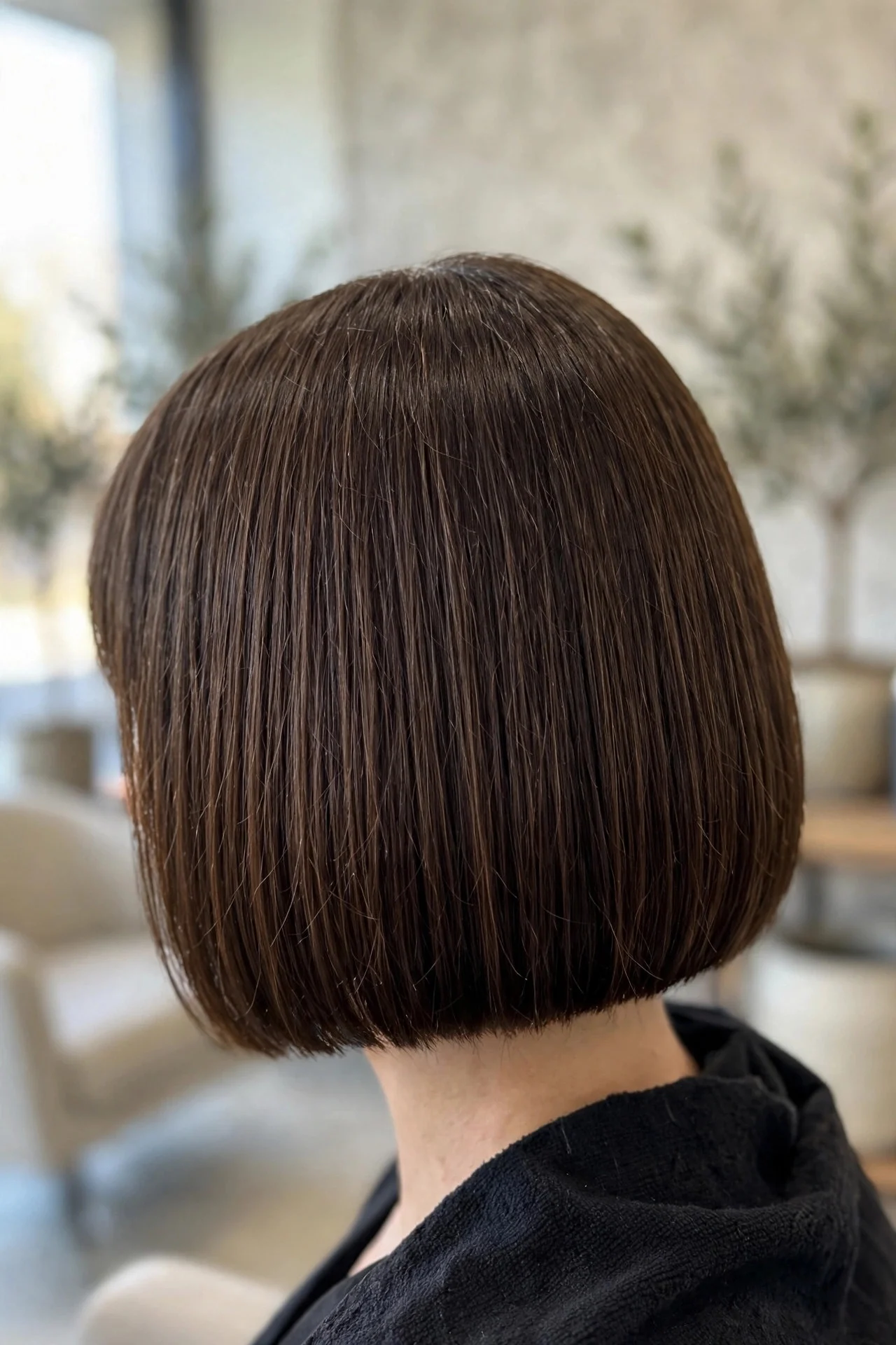 Classic Chin-Length Blunt Bob