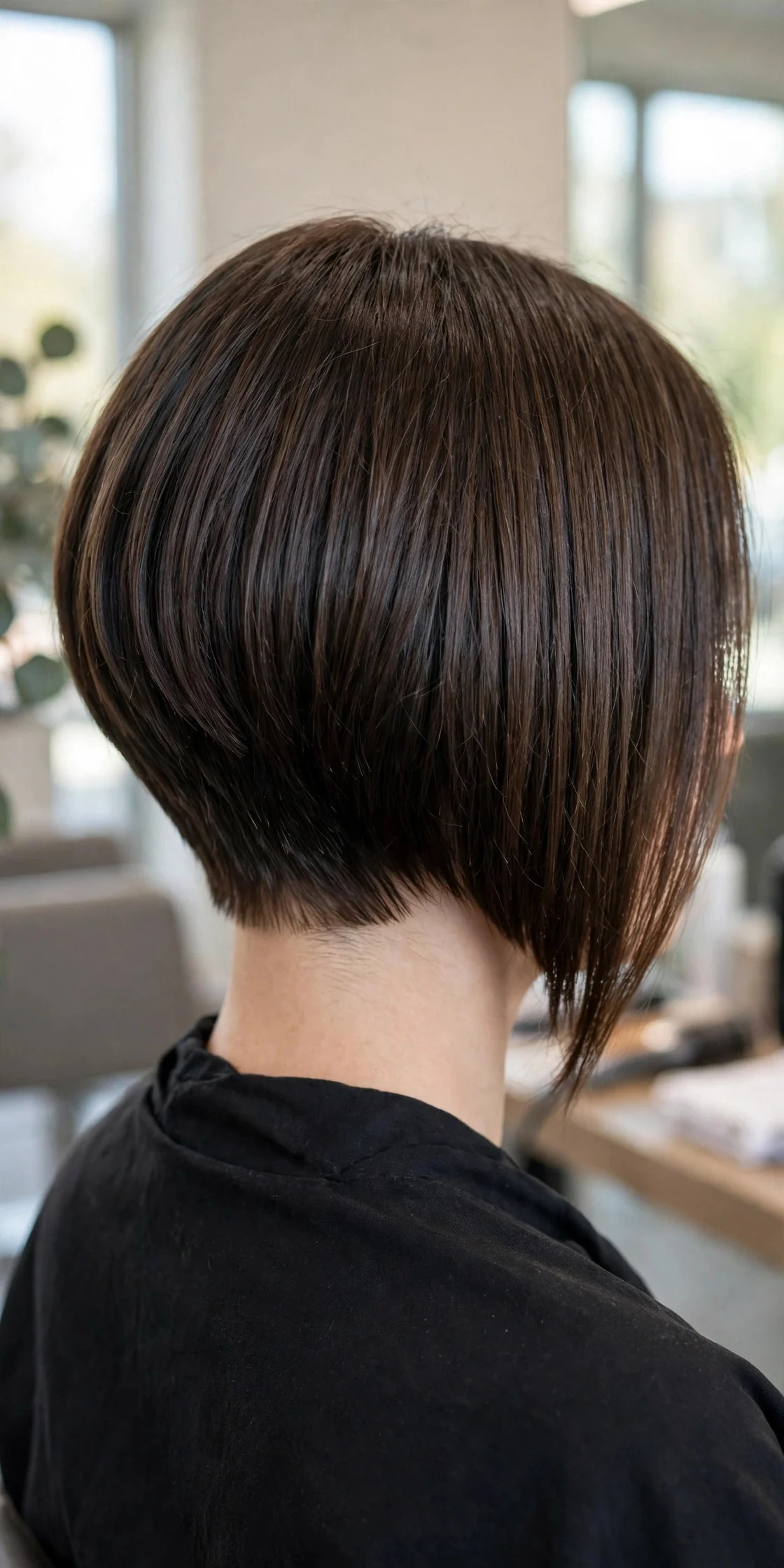 Asymmetrical Sleek Bob