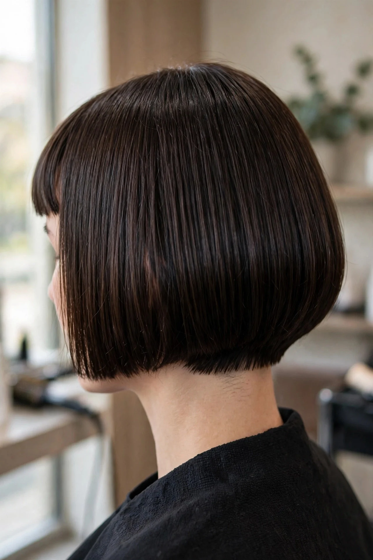 Sleek Bob with Micro Fringe