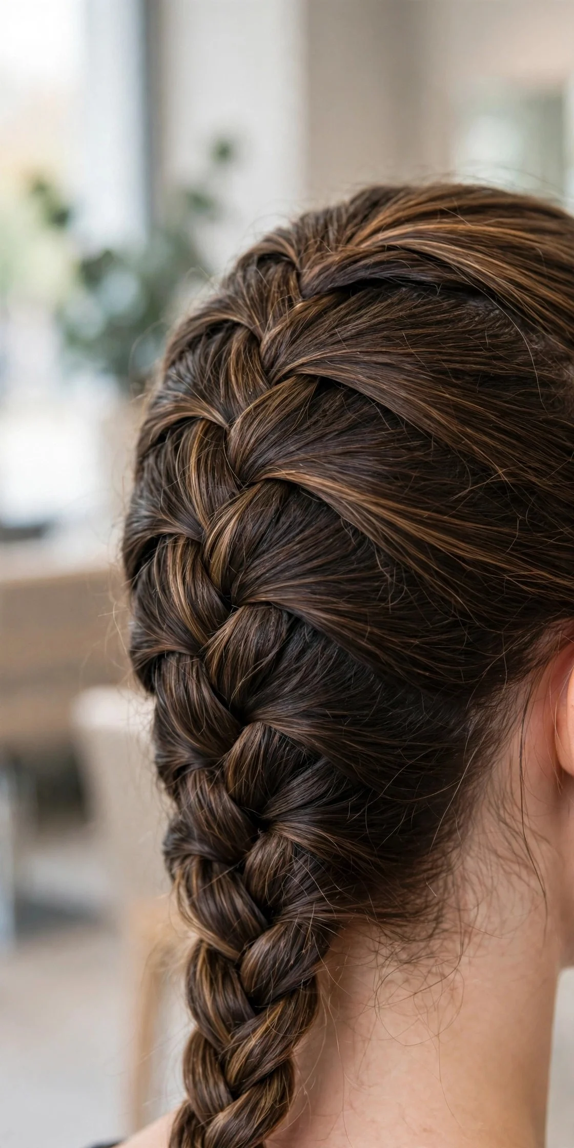 Inverted Dutch-Style French Braid