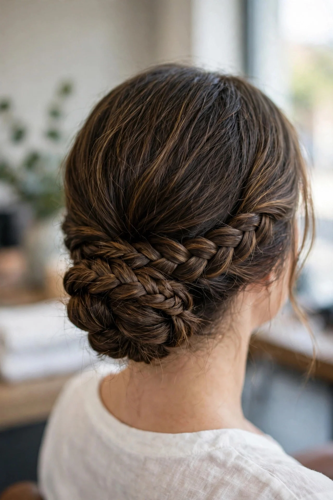 Fishtail Low Bun