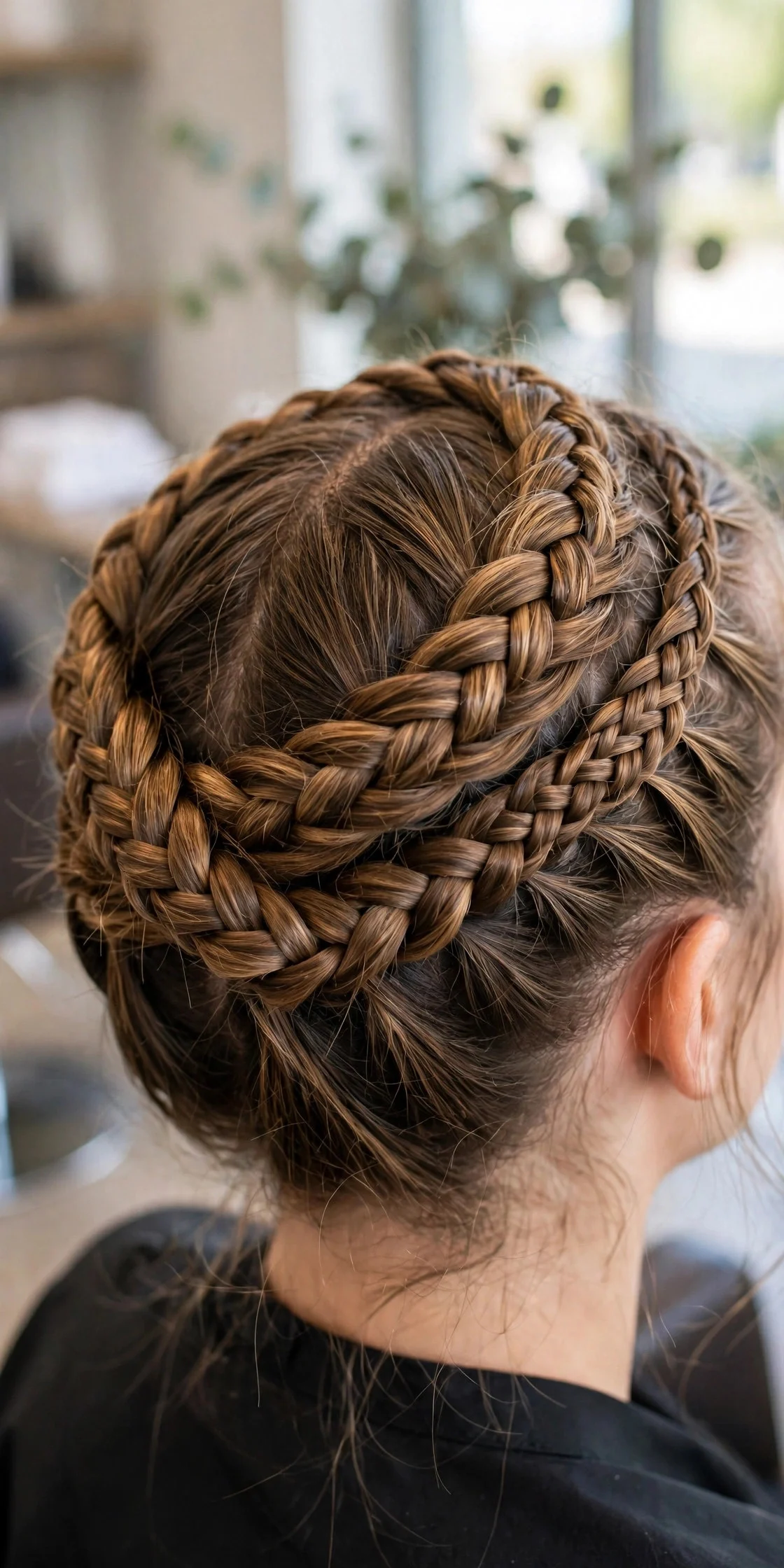 Fishtail Milkmaid Braids