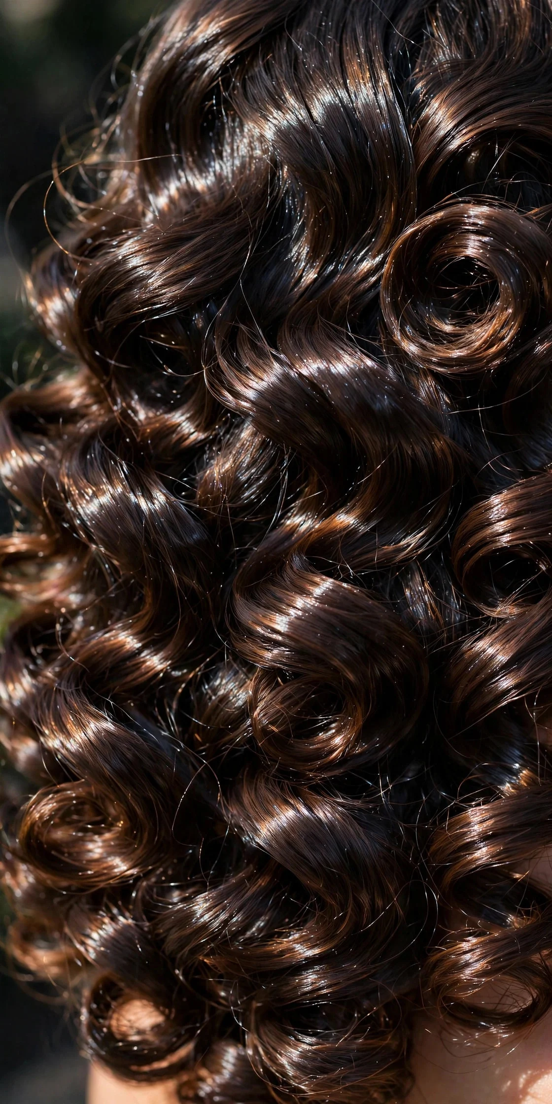 Telenovela Curls With High Shine hair