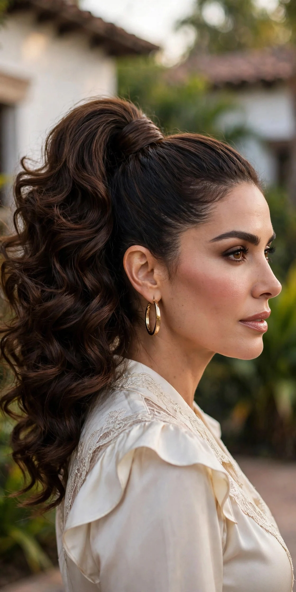 Telenovela High Ponytail hair