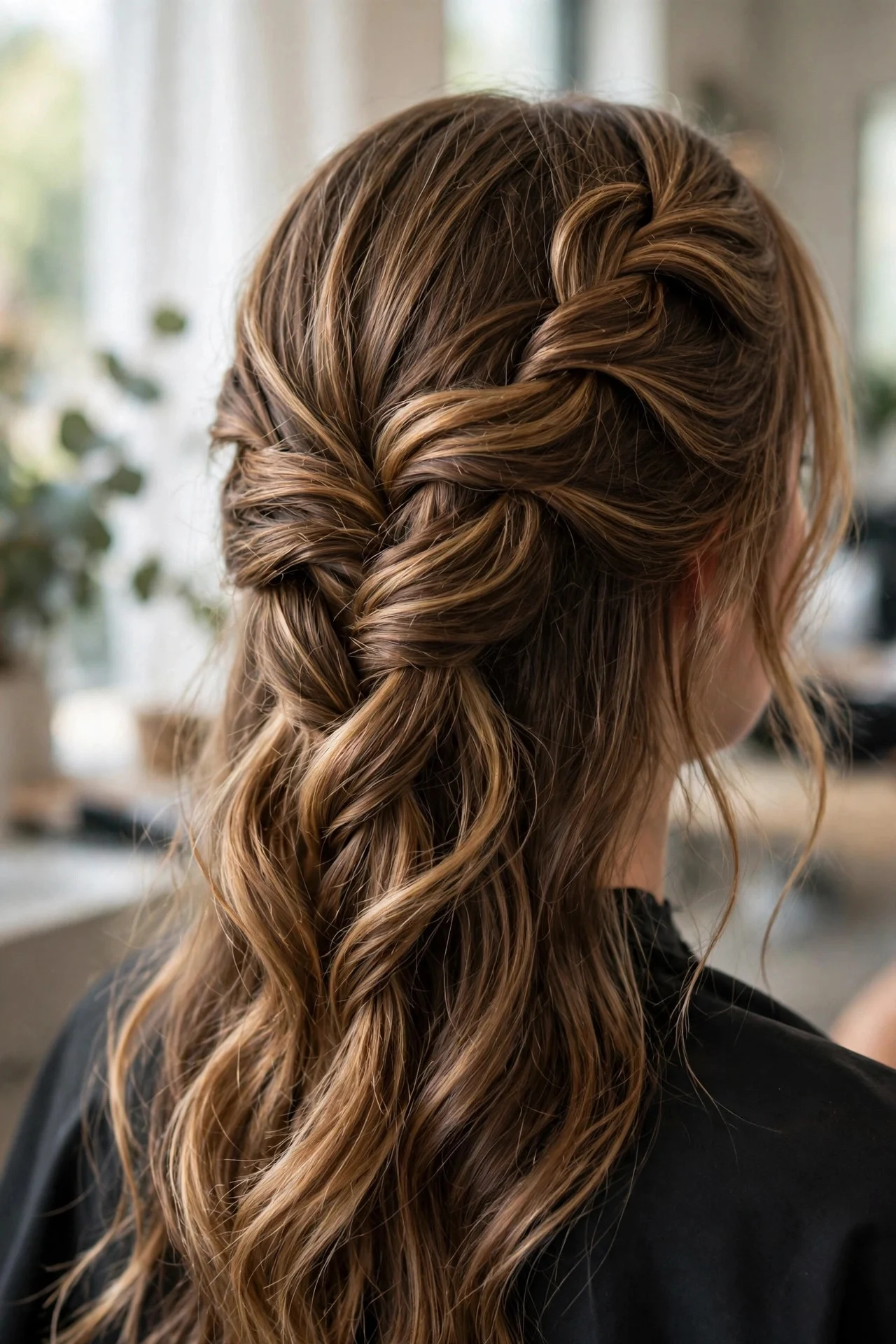 Twisted Waterfall Braid