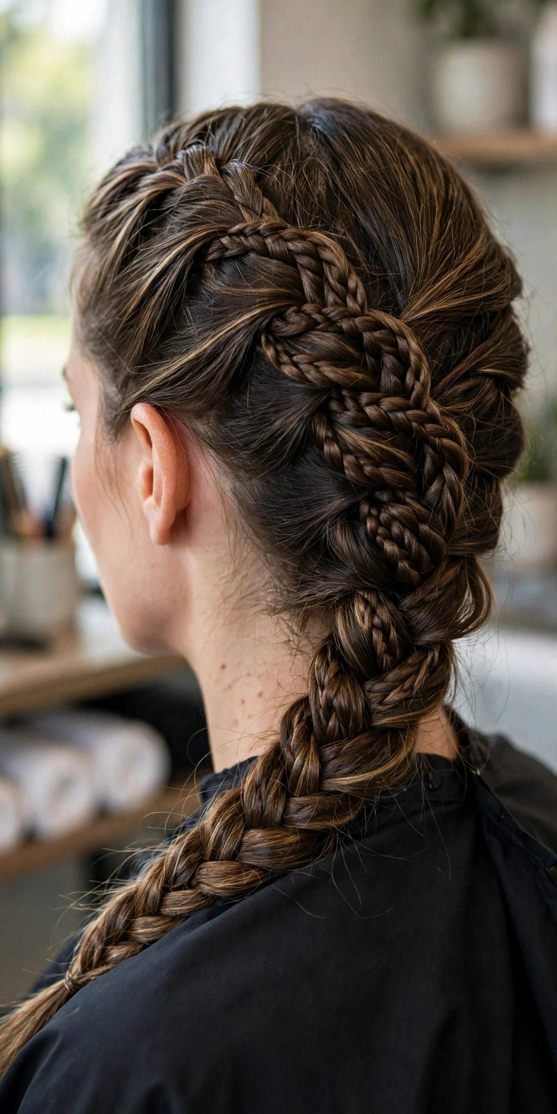 Side-Swept Dragon Braid