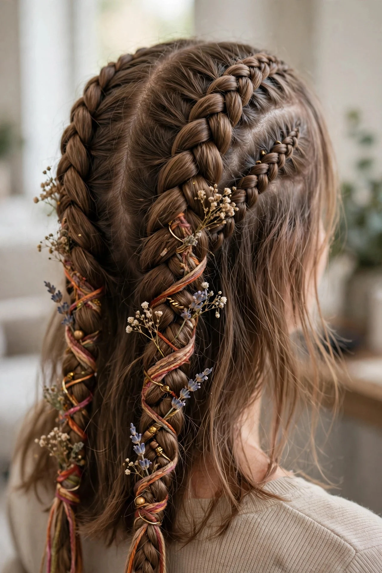 Boxer Braids Turned Festival Plaits
