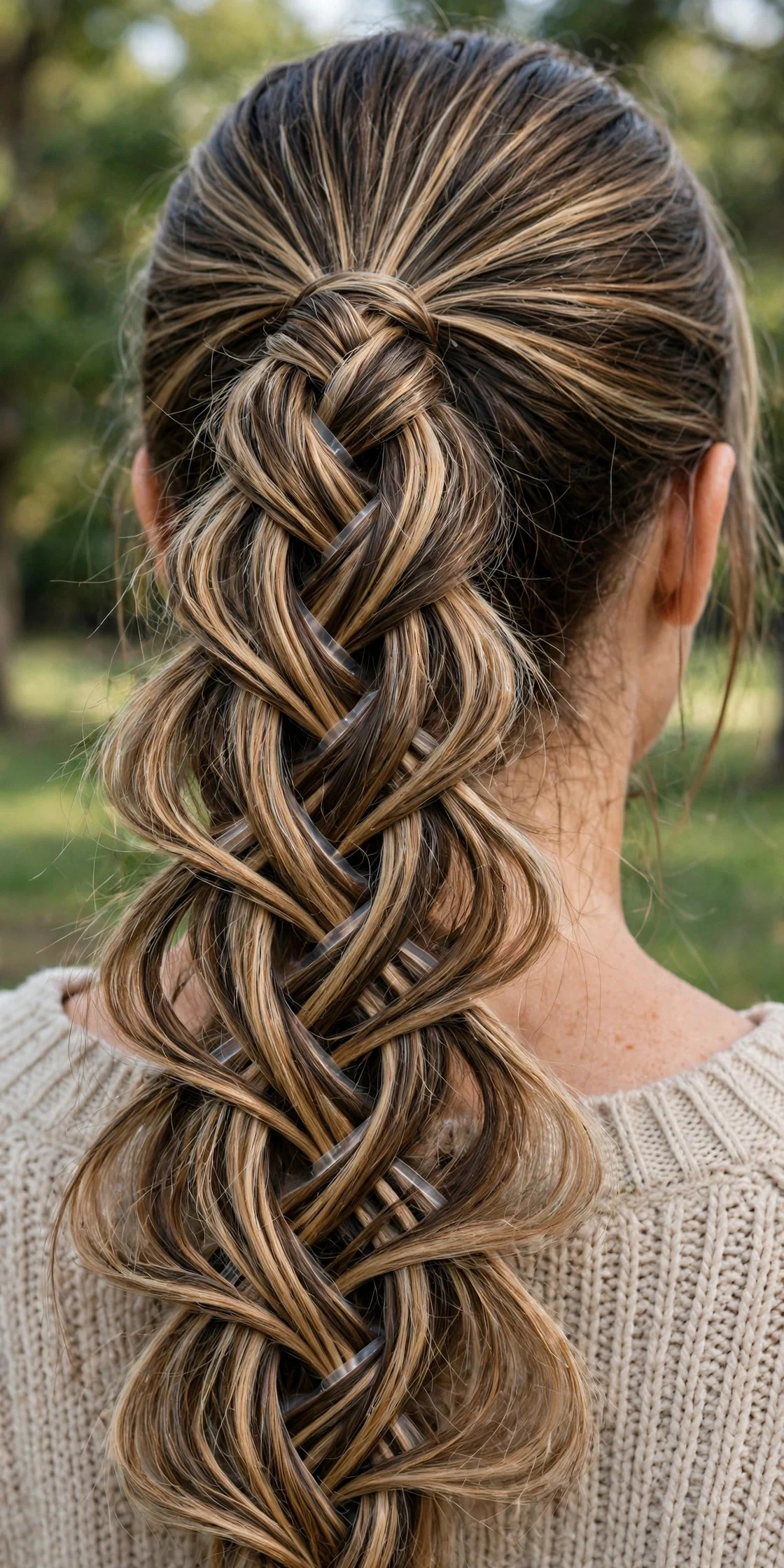 Pull-Through Braid Ponytail