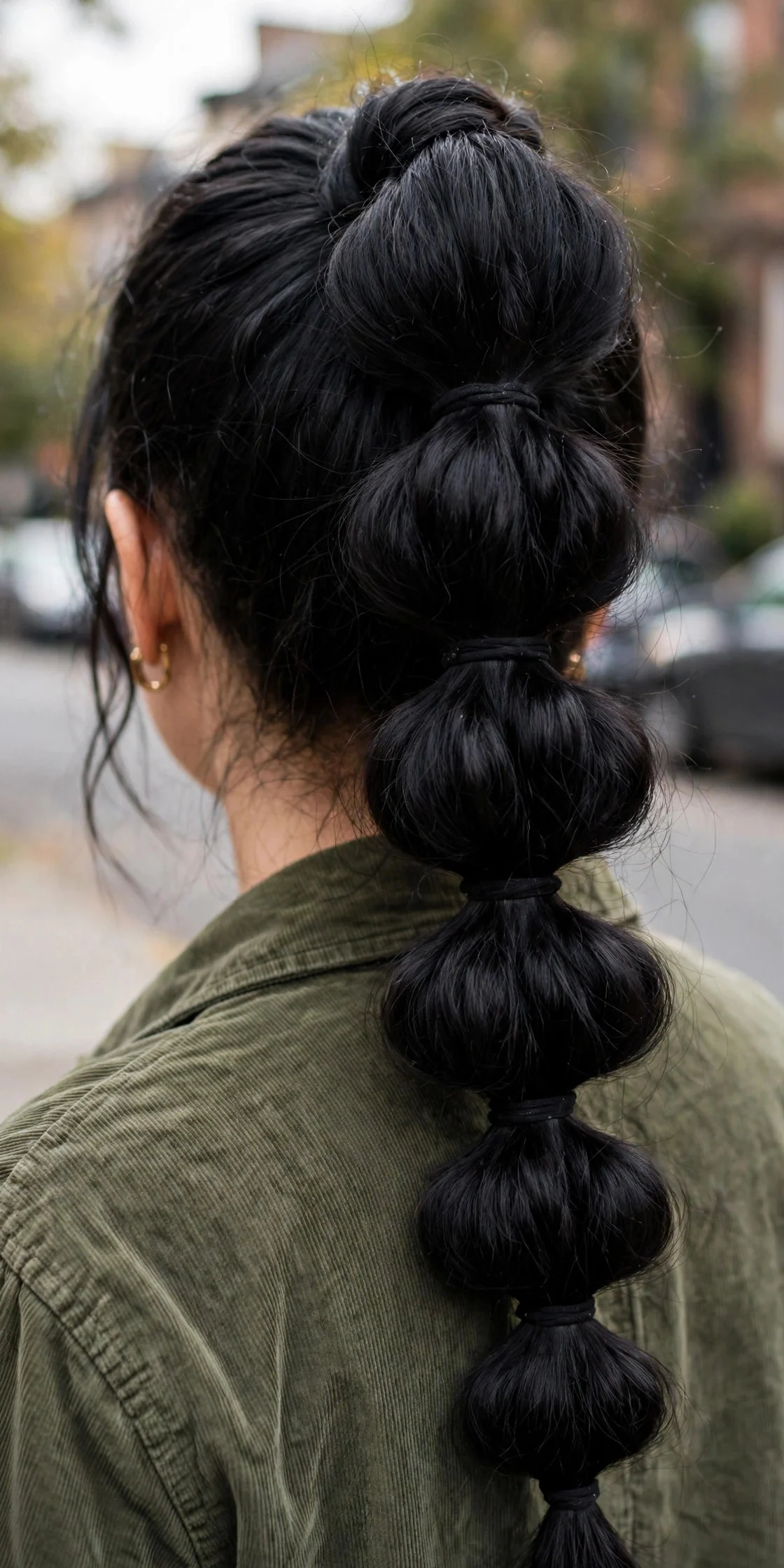 Bubble Braid Ponytail