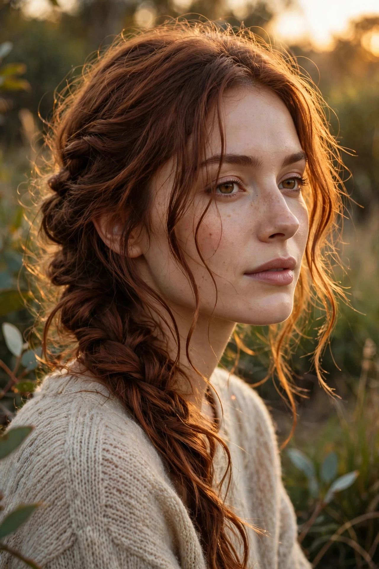 Loose Bohemian Side Braid