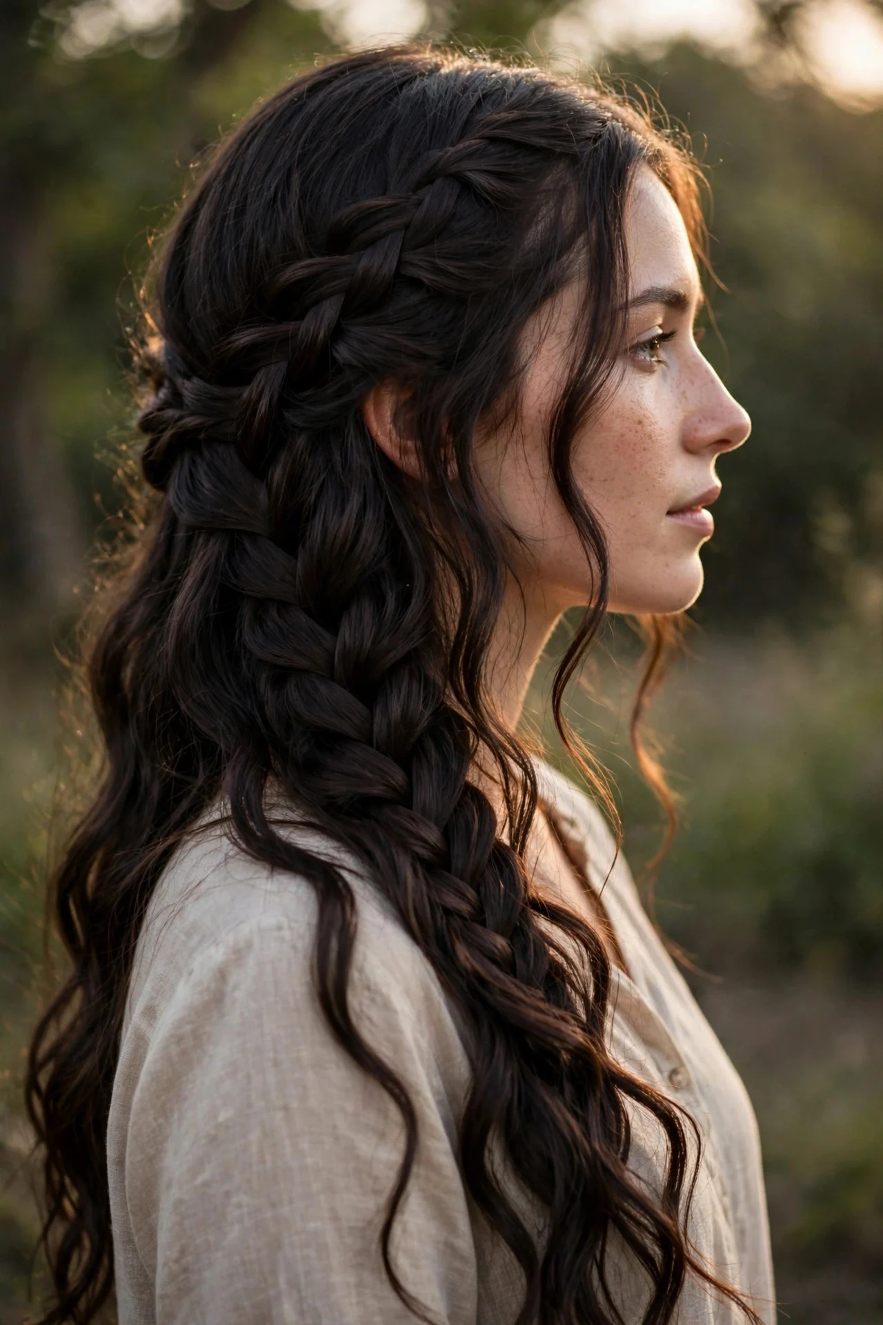 Waterfall Side Braid