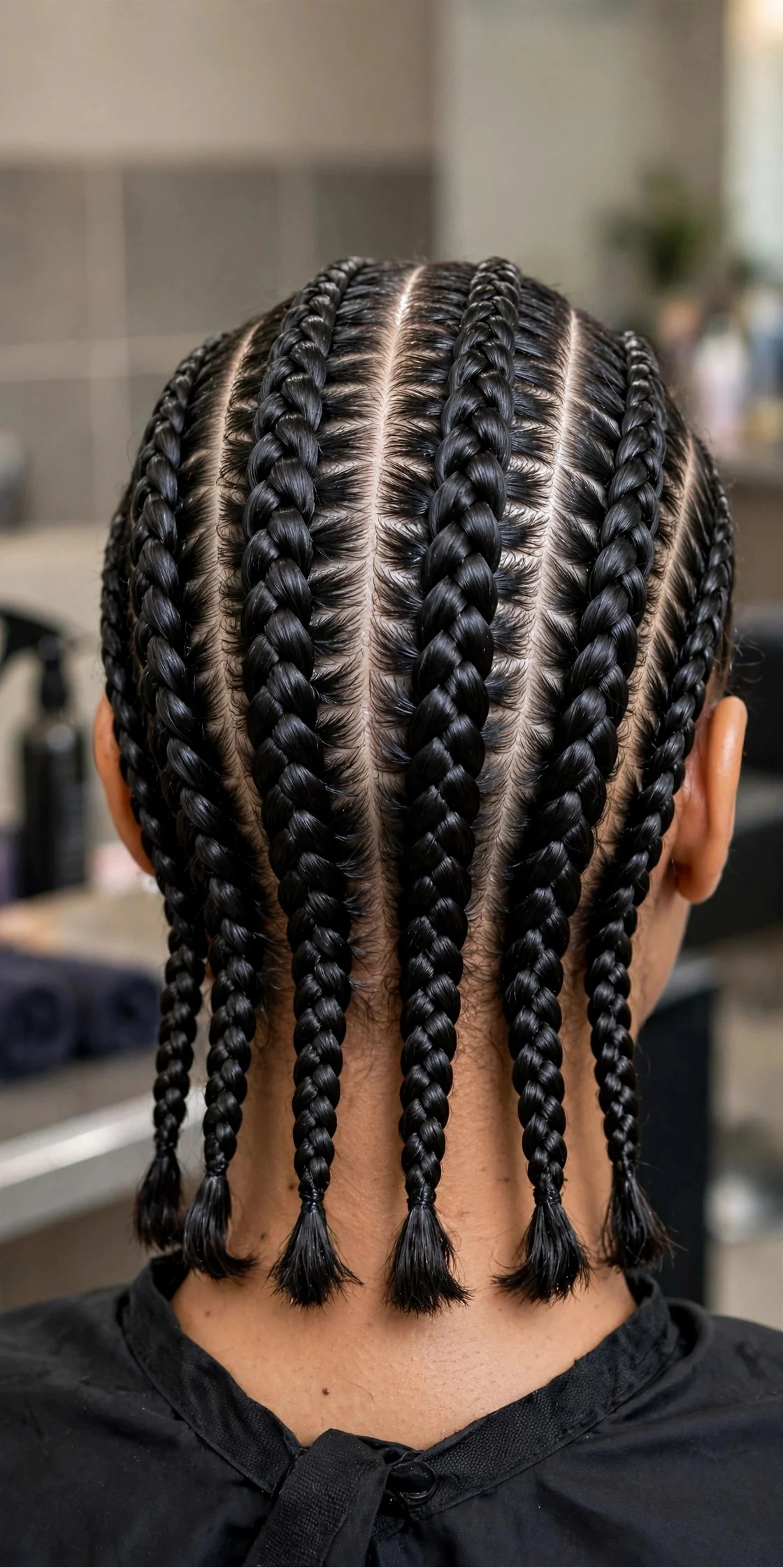 Classic Straight-Back Stitch Braids