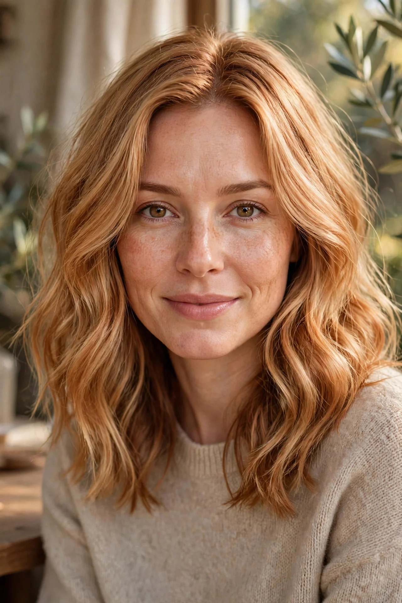 Honey Copper Blonde hair