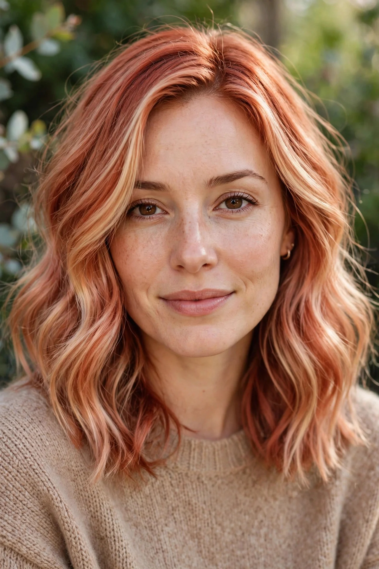 Strawberry Copper Blend hair