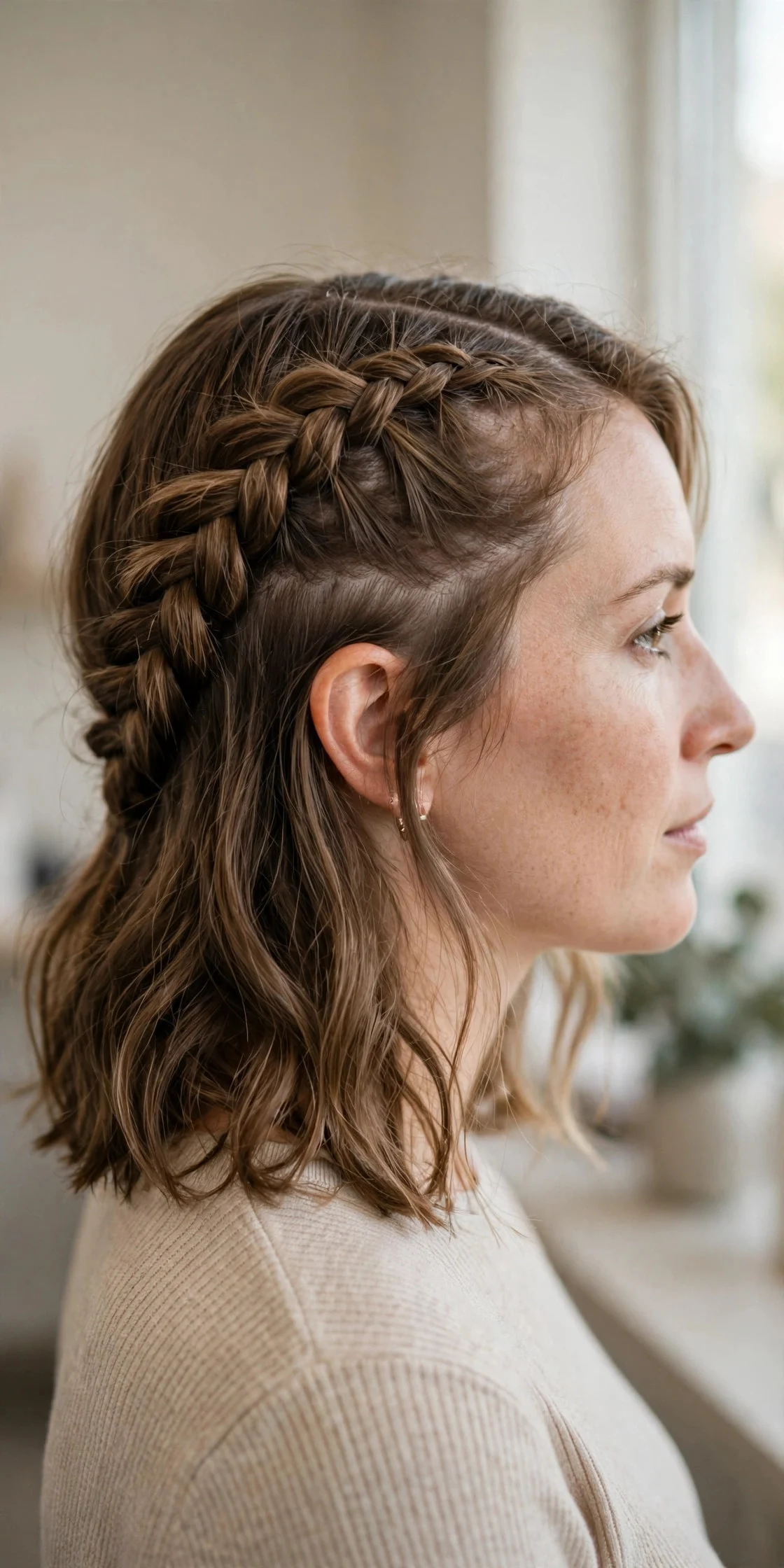 Side-Swept Dutch Braid