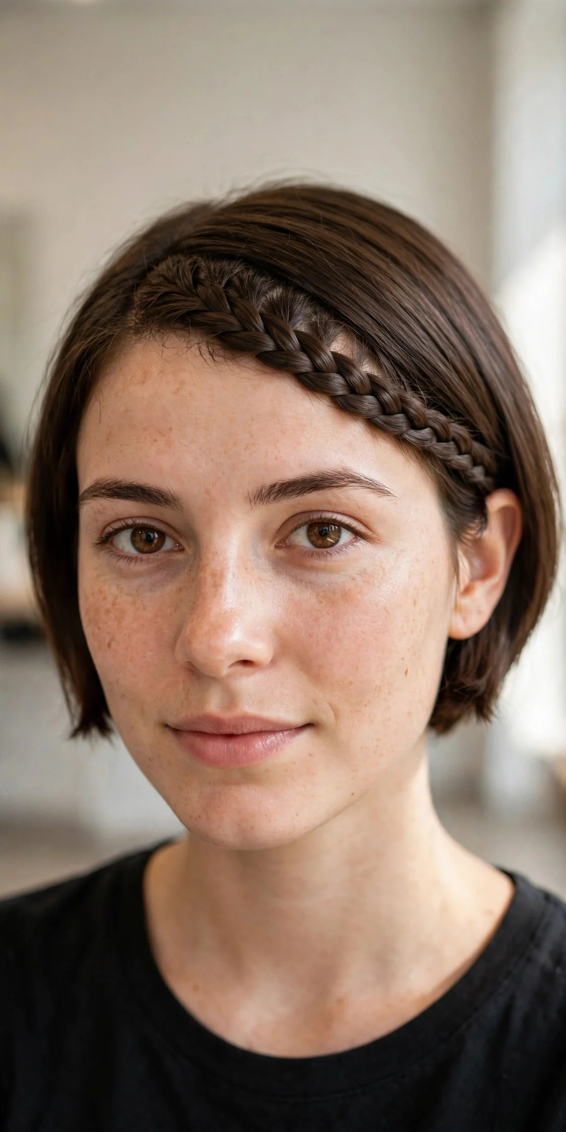 Braided Bangs