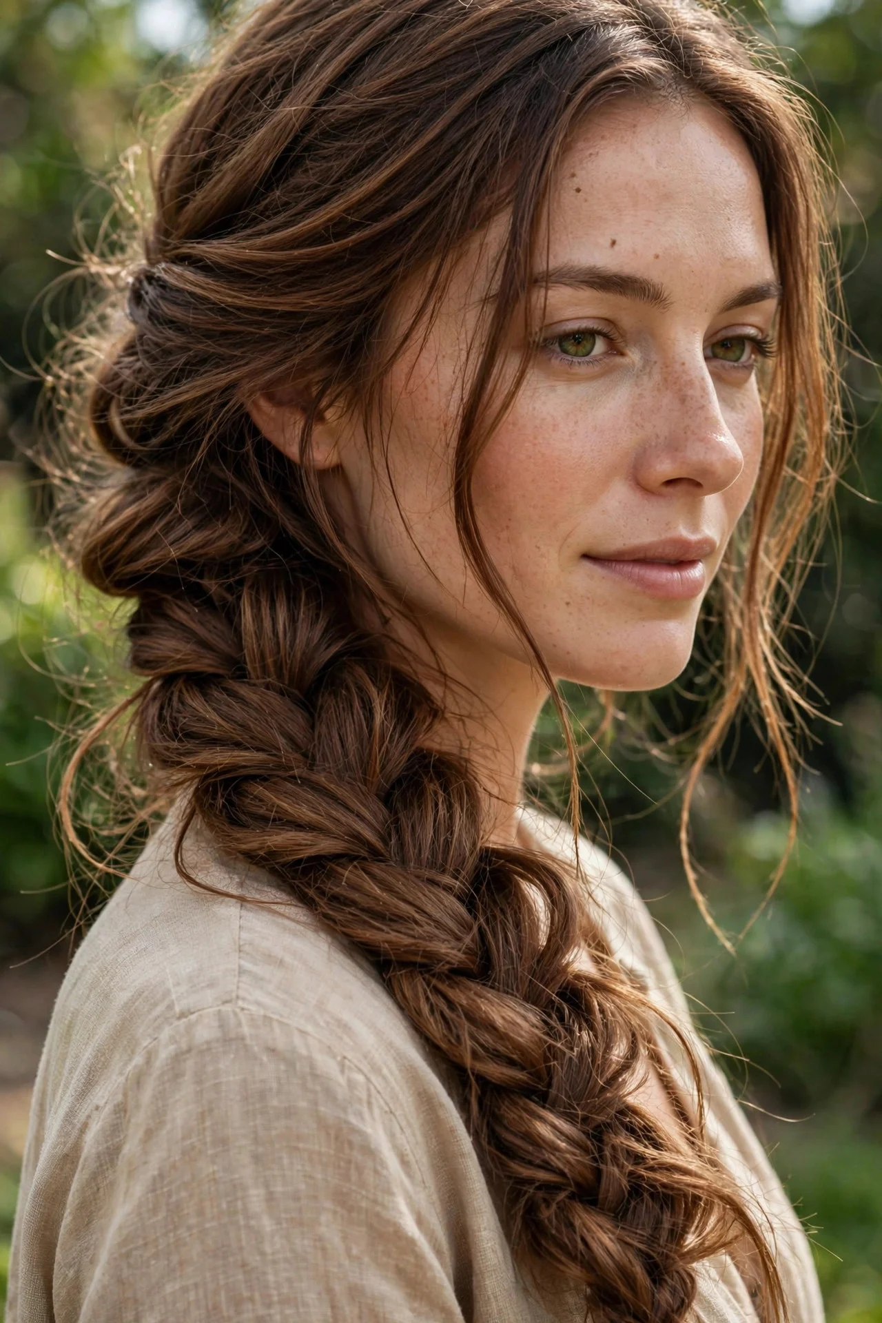 The Classic Messy Side Boho Braid