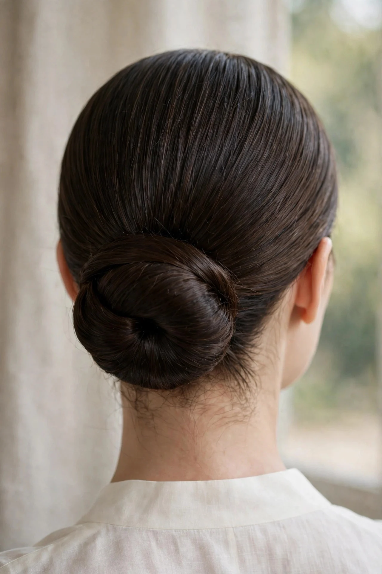 The Sleek Classic Low Chignon