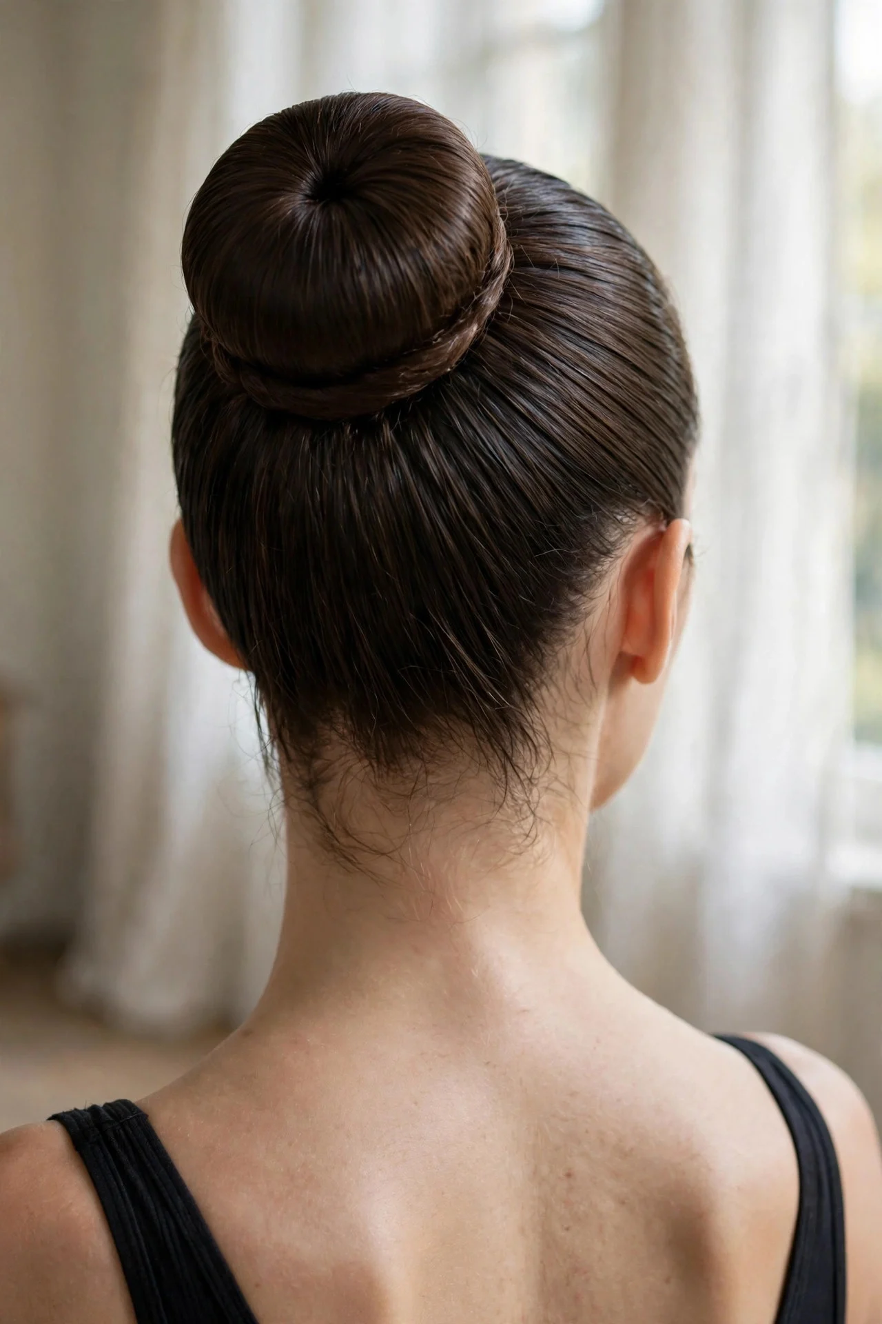 The Classic Slicked-Back Ballerina Bun