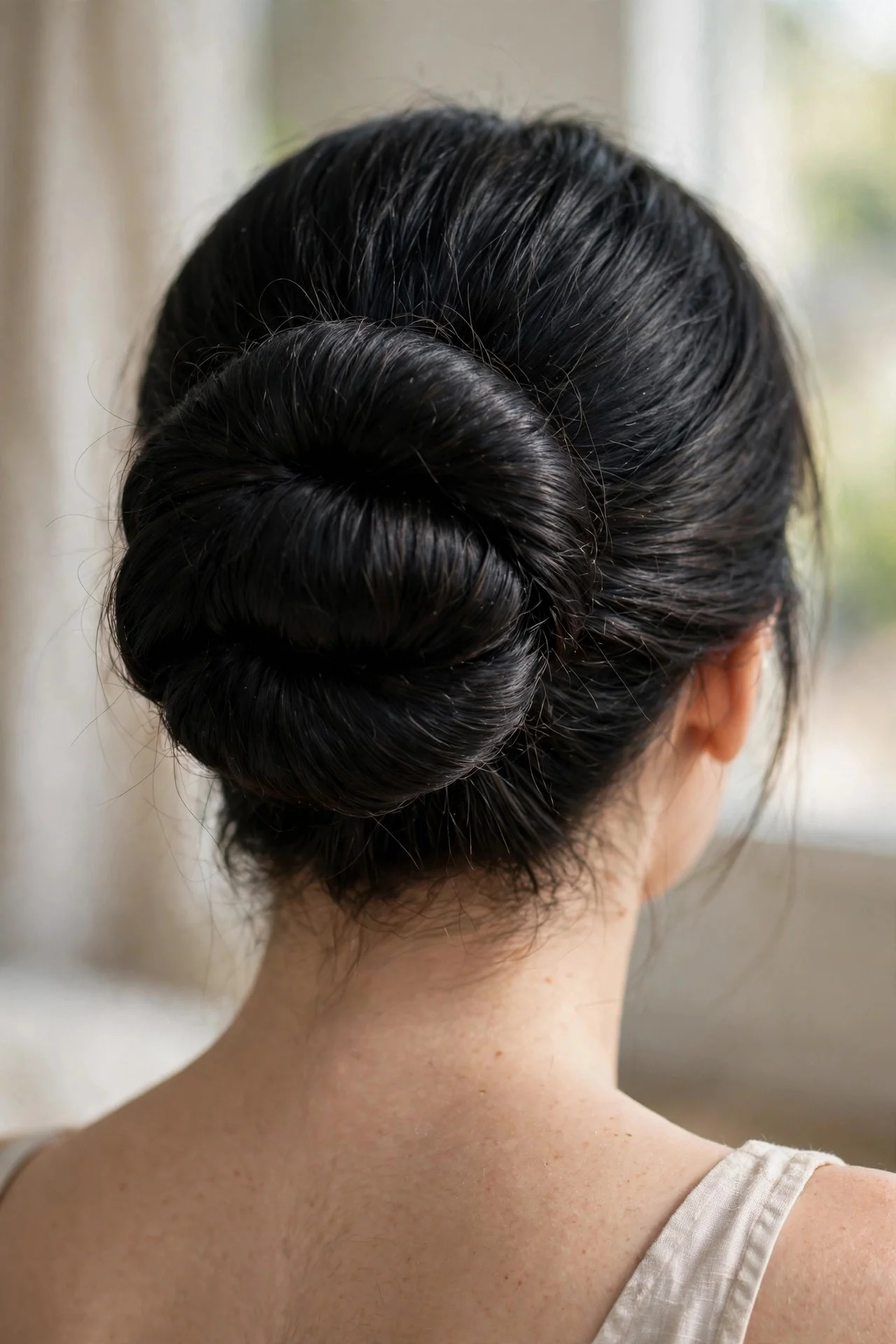The Double-Wrapped Ballerina Bun