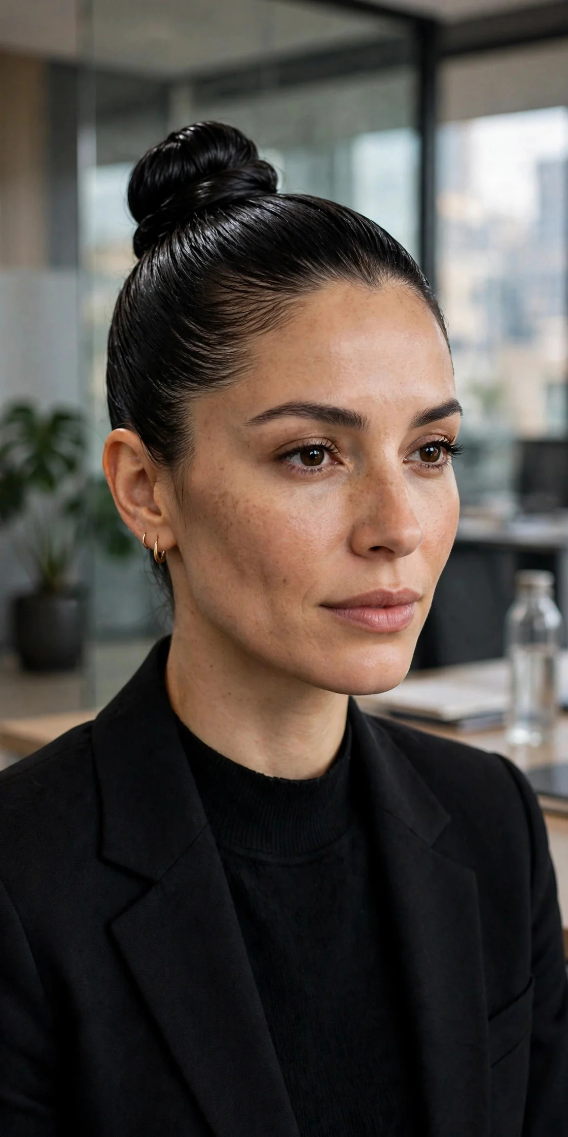 The Sleek Top Knot