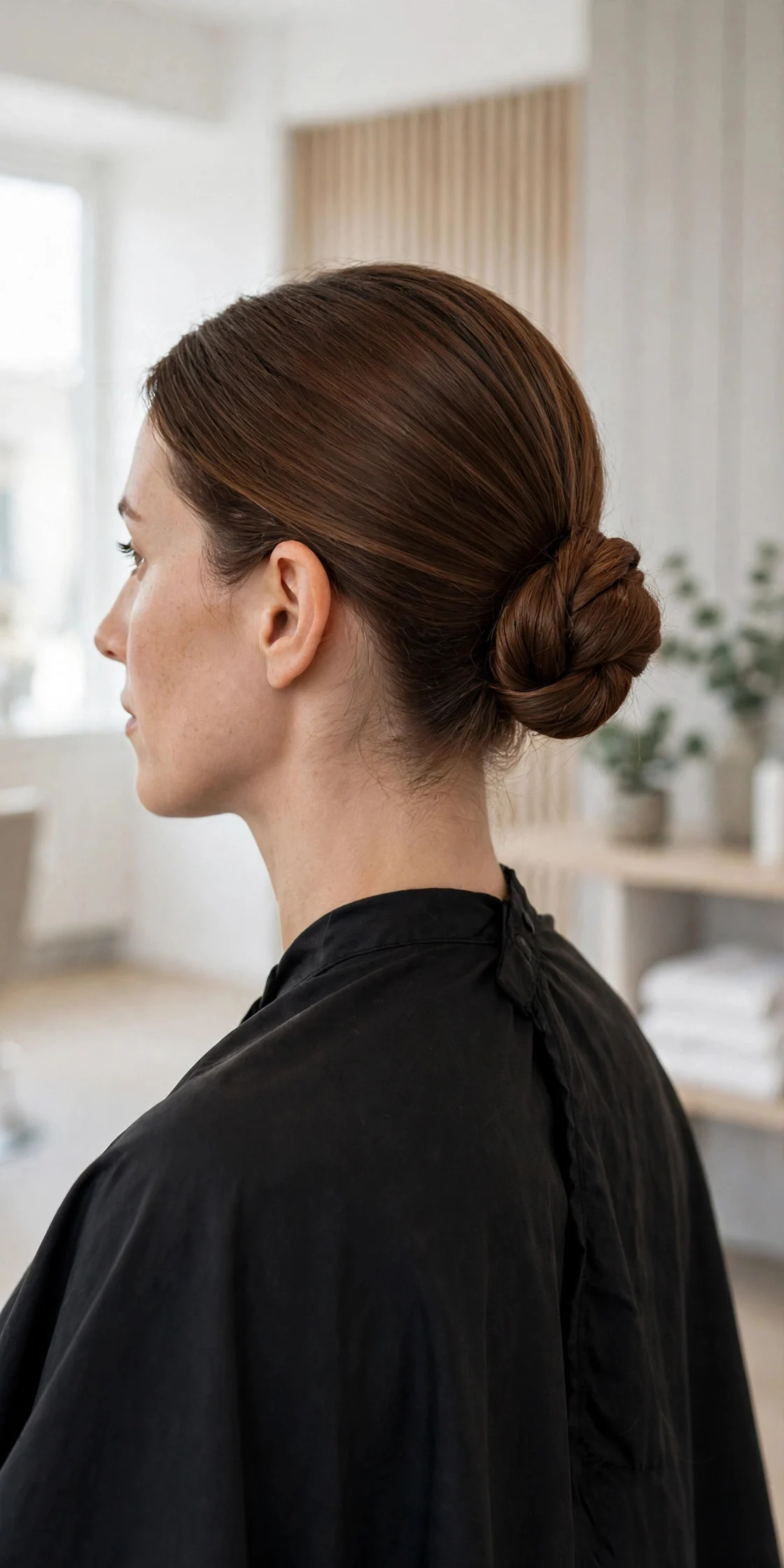 Knotted Low Bun