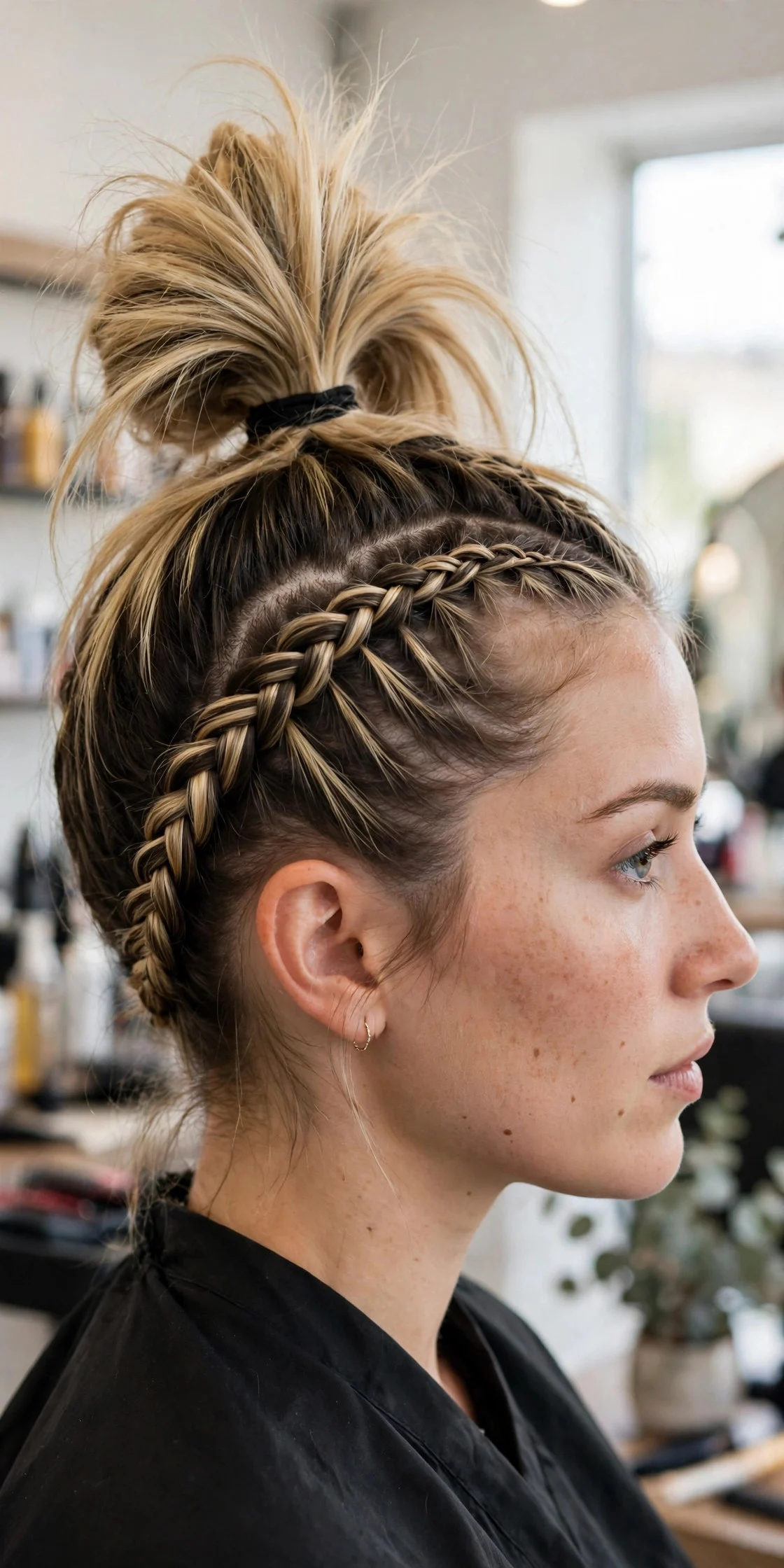 Braided Base Ponytail
